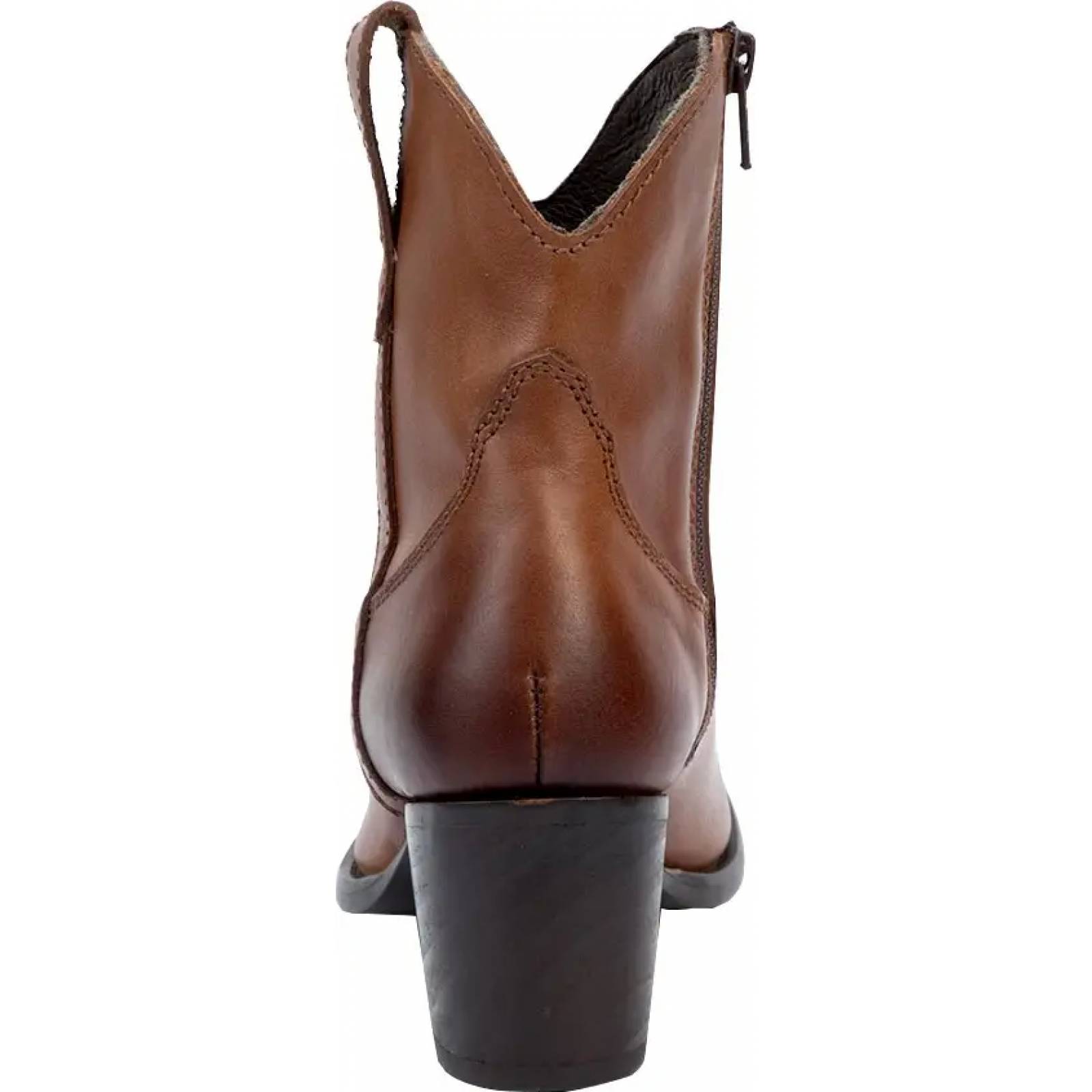 Bota vaquero vaqueras dama cognac piel Tierra Bendita modelo 1674
