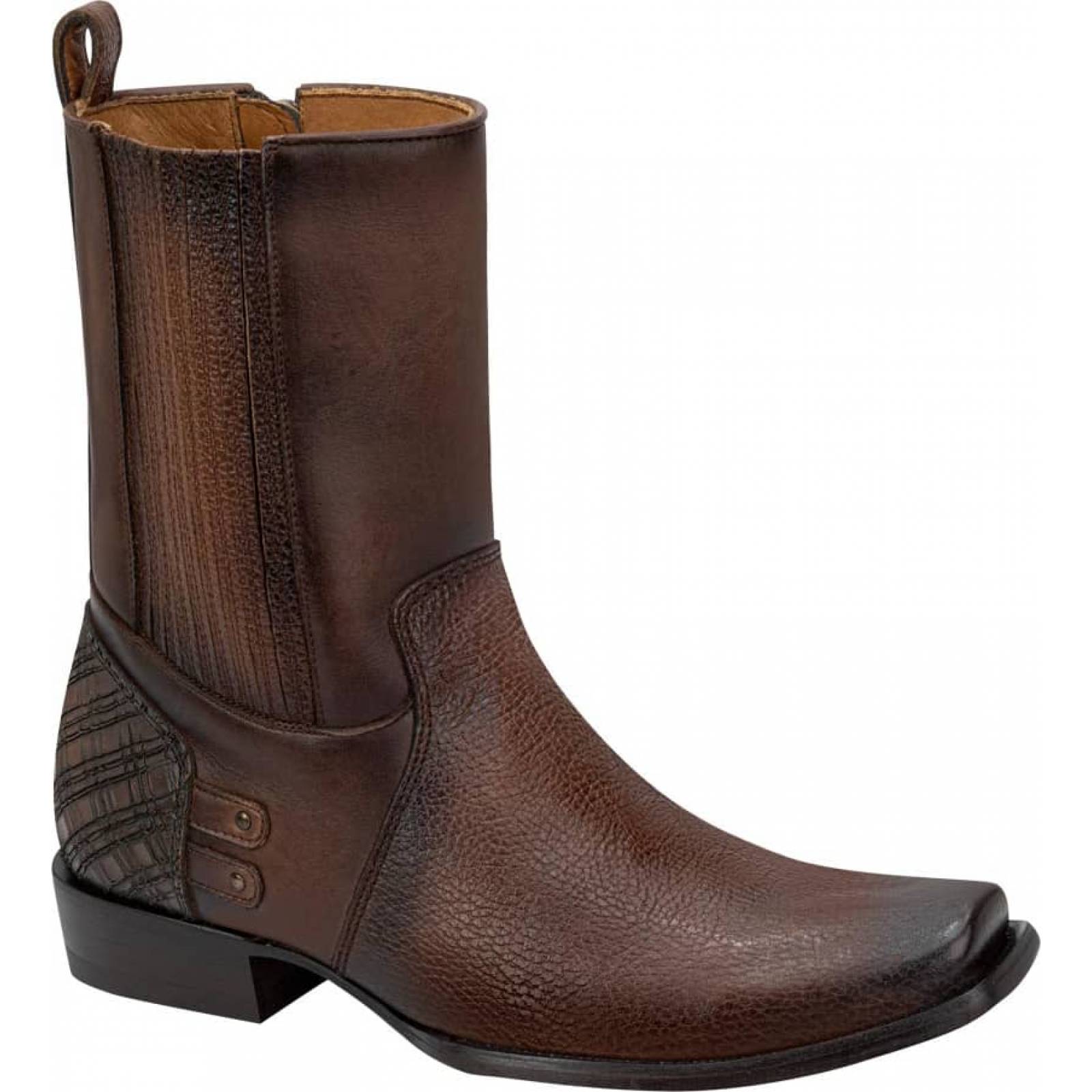 Botas largas vaqueras caballero miel piel Cuadra modelo 1VRS