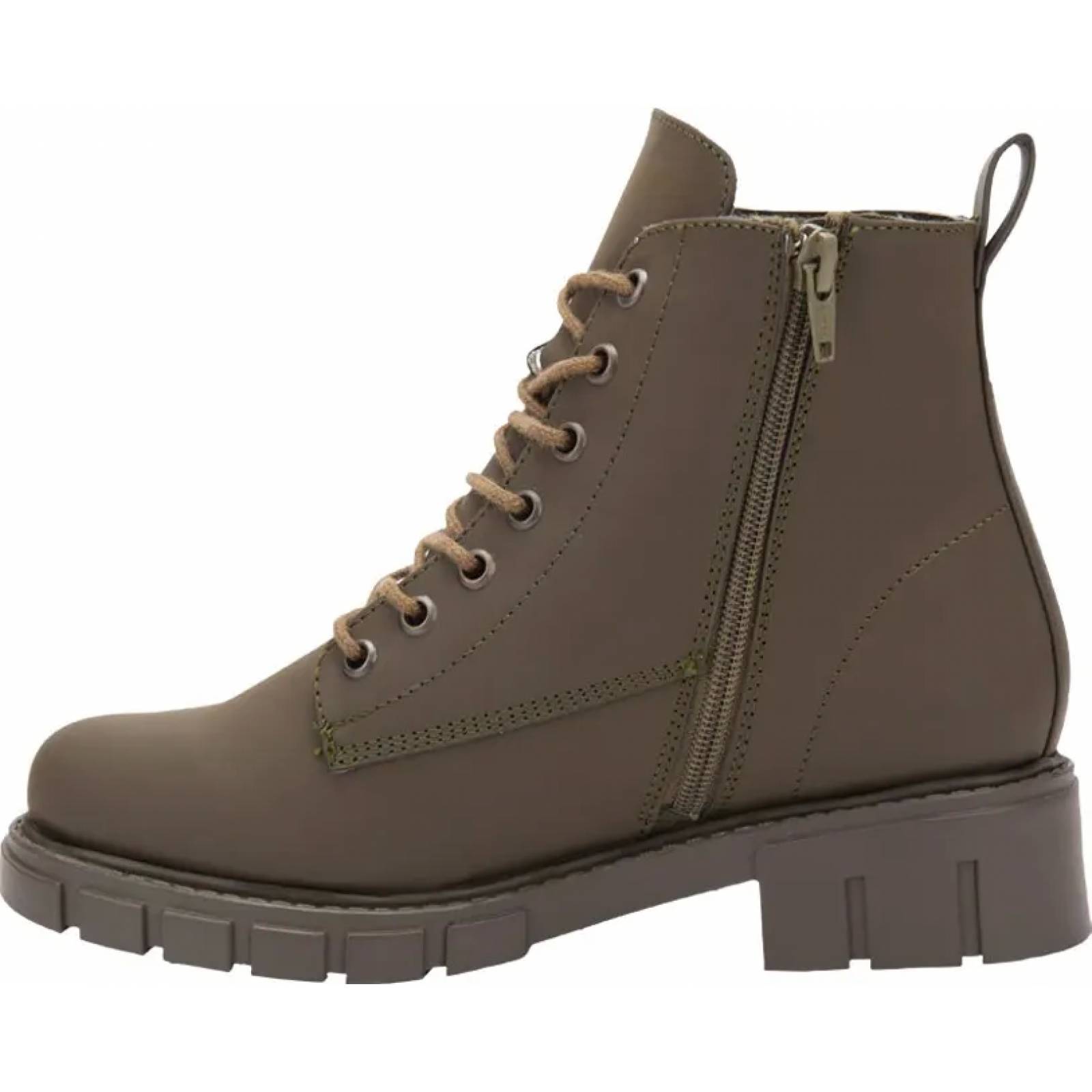 Botines dama verde olivo Hpc Polo modelo 508