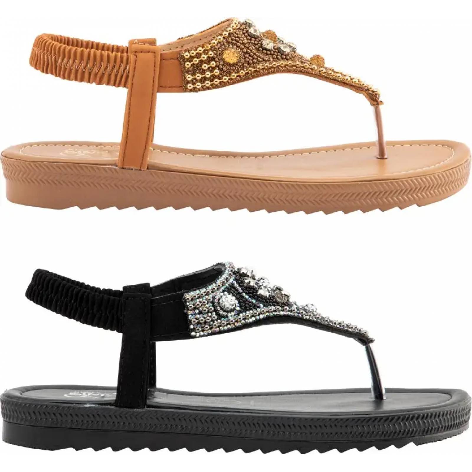 Kit 2 pares sandalia casual dama multicolor Pink By Price Shoes modelo 1019