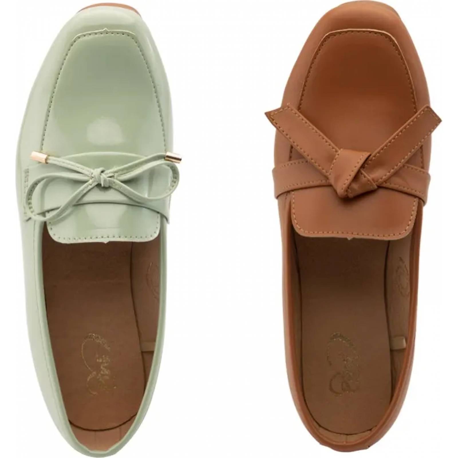 Kit 2 pares mocasines dama multicolor Pink By Price Shoes modelo 4639