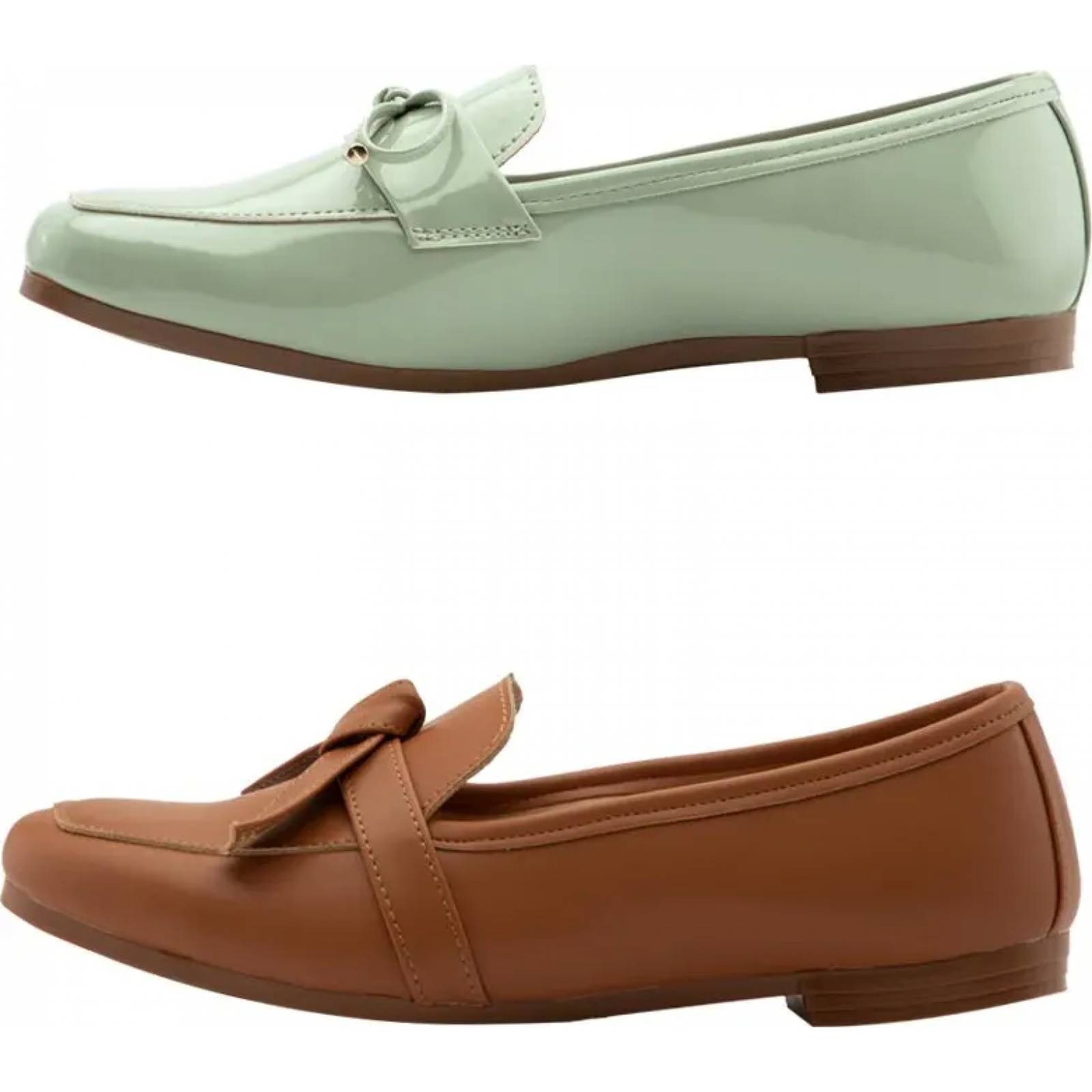 Kit 2 pares mocasines dama multicolor Pink By Price Shoes modelo 4639