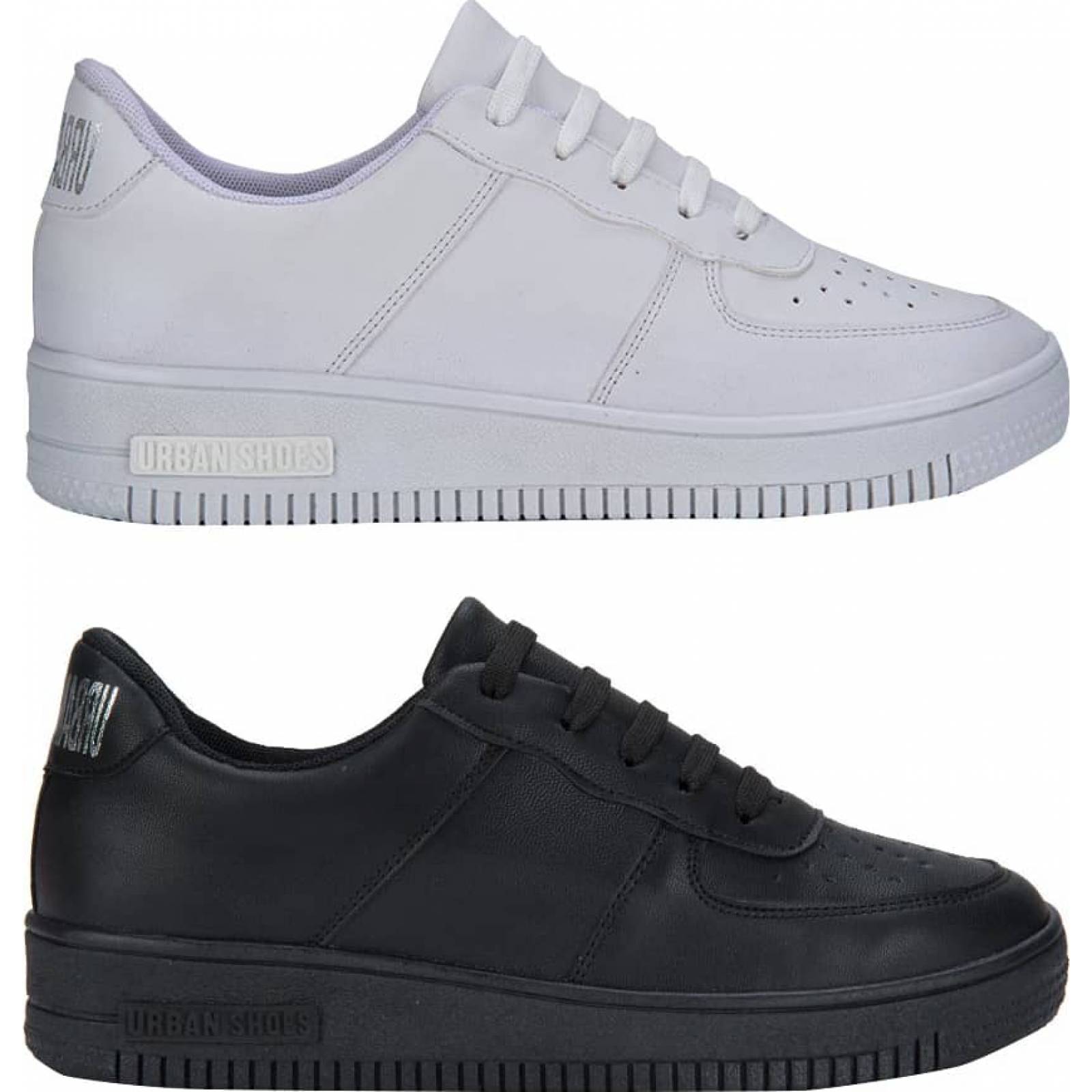 Kit 2 pares choclo tenis casual urbano dama multicolor Urban Shoes modelo D113