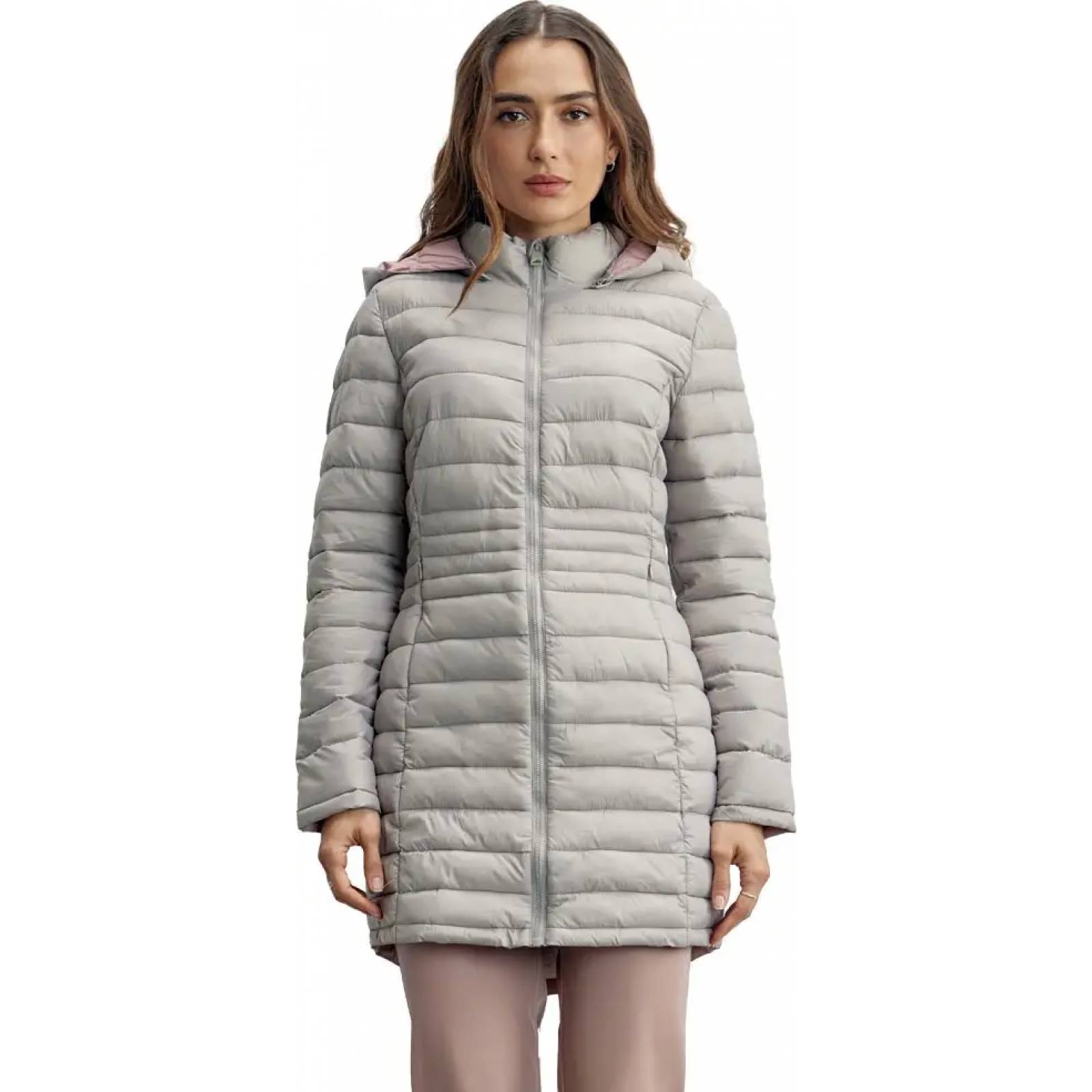 Chamarra abrigadora dama gris Holly Land modelo S148