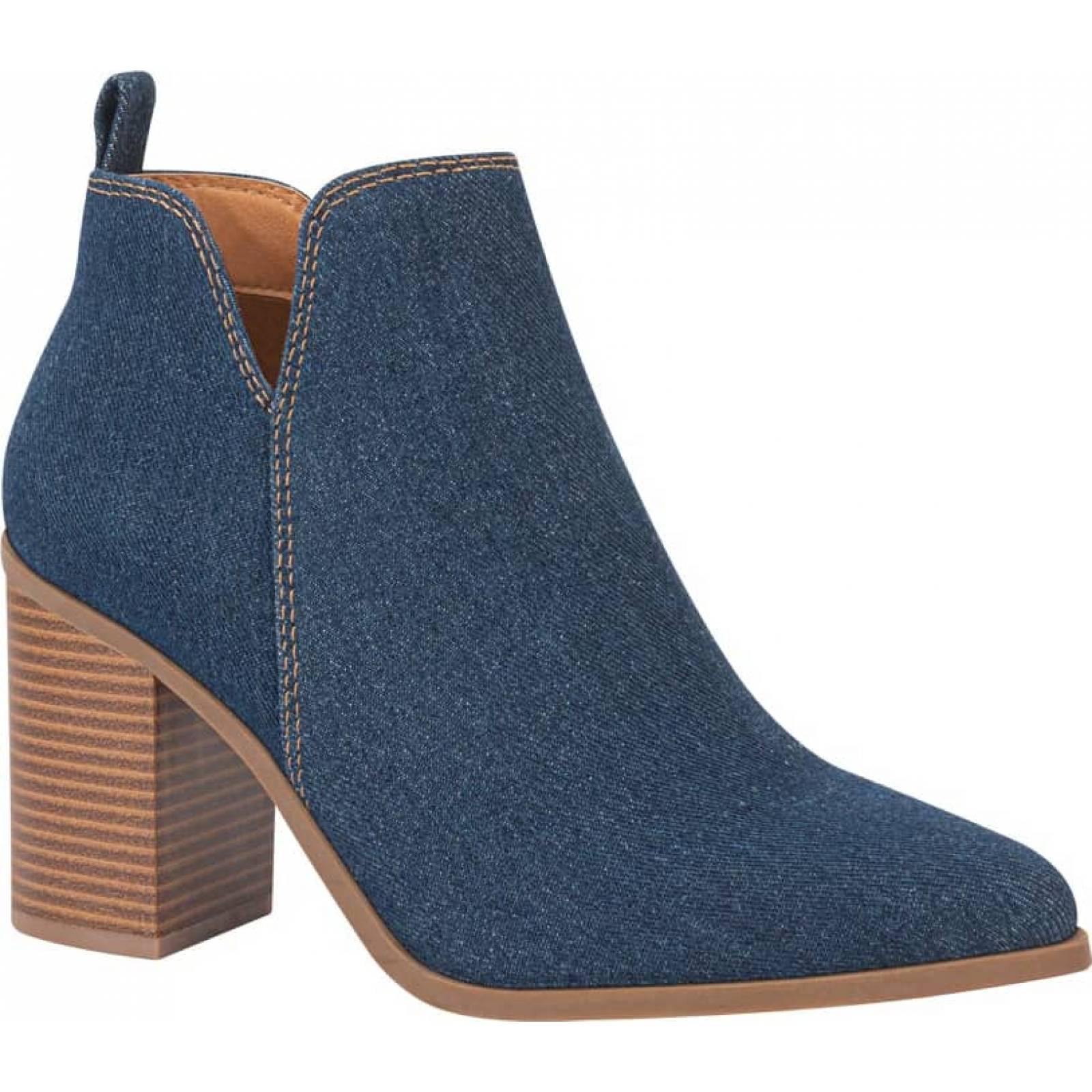 Botines dama azul mezclilla Tierra Bendita modelo 6W01