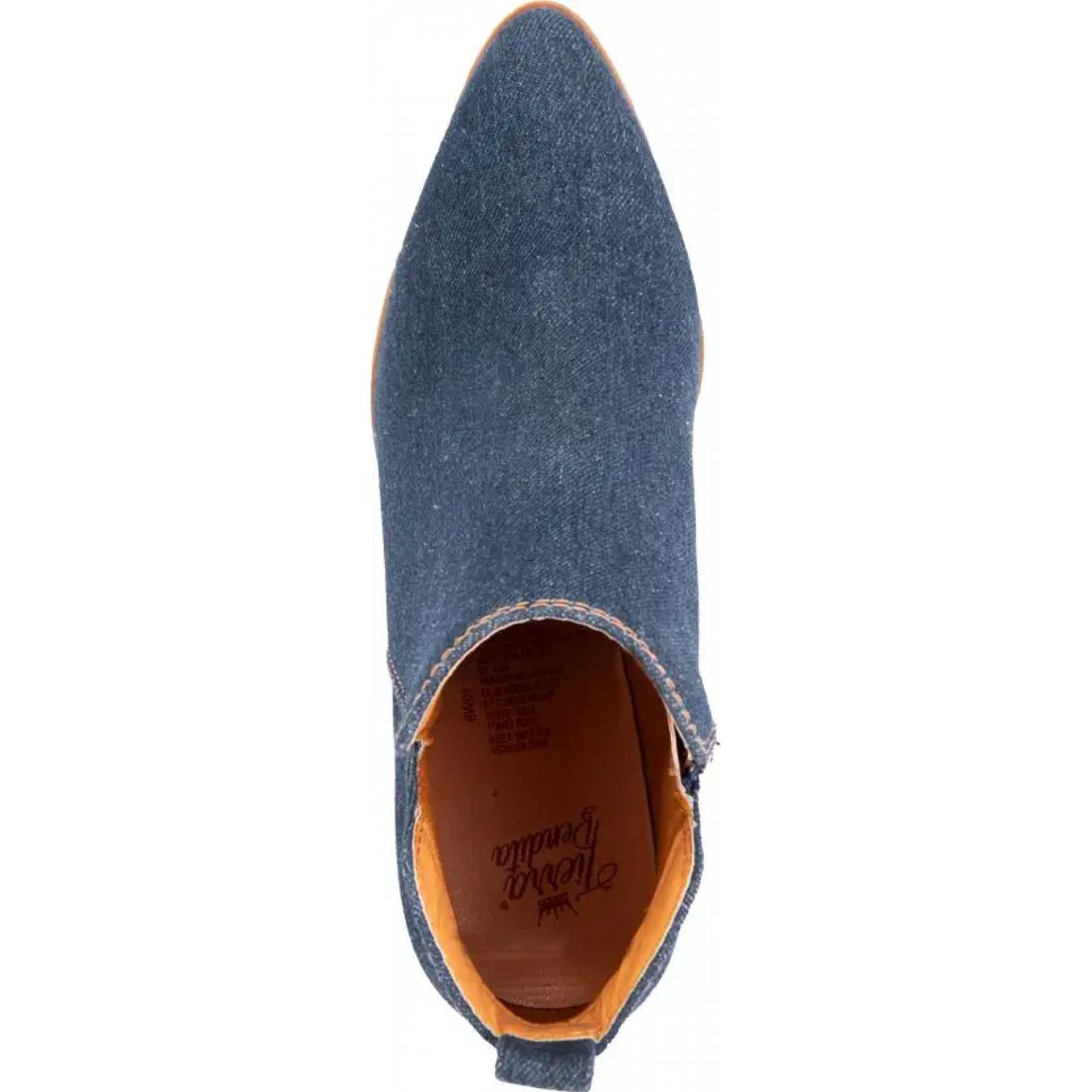 Botines dama azul mezclilla Tierra Bendita modelo 6W01