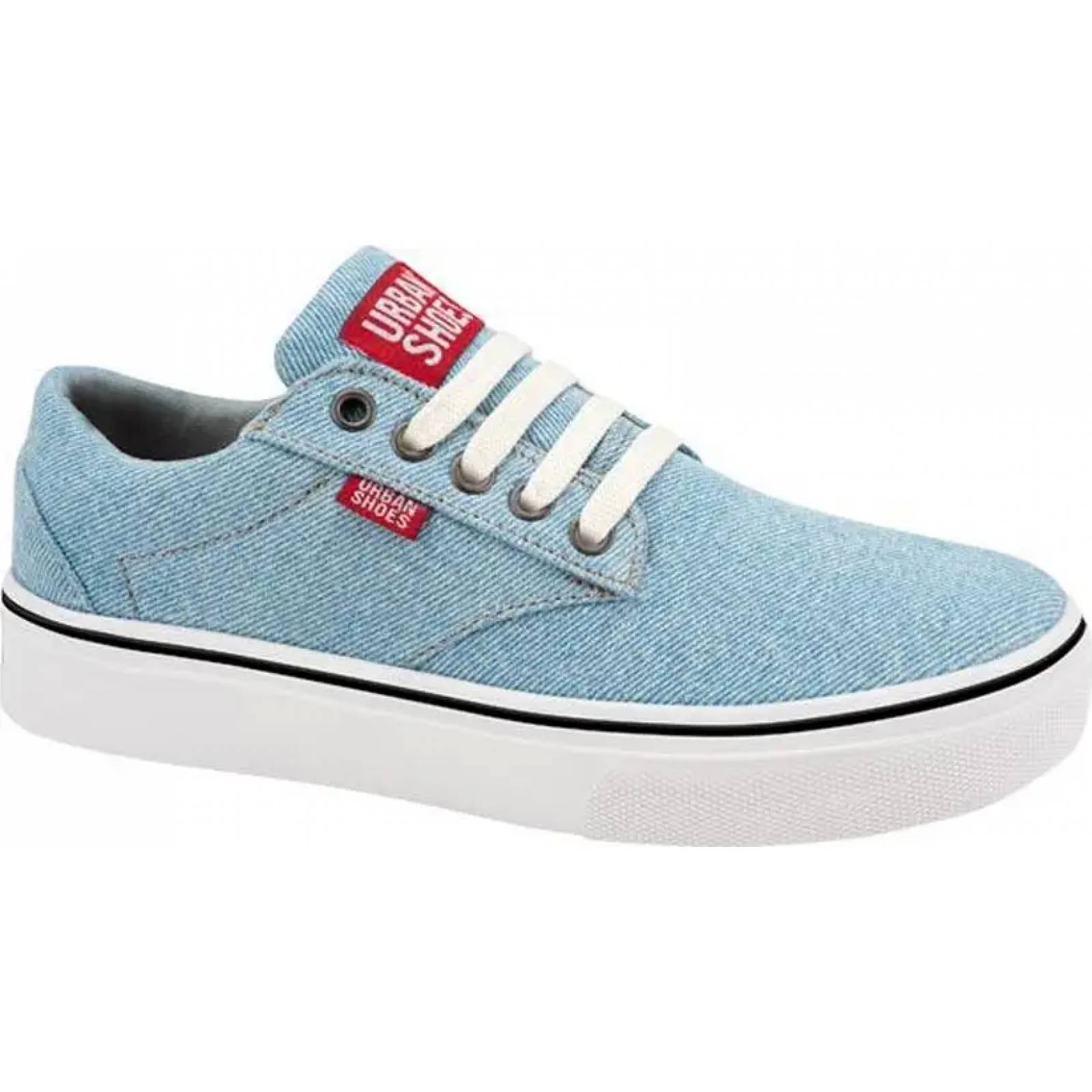 Vans azul online mezclilla