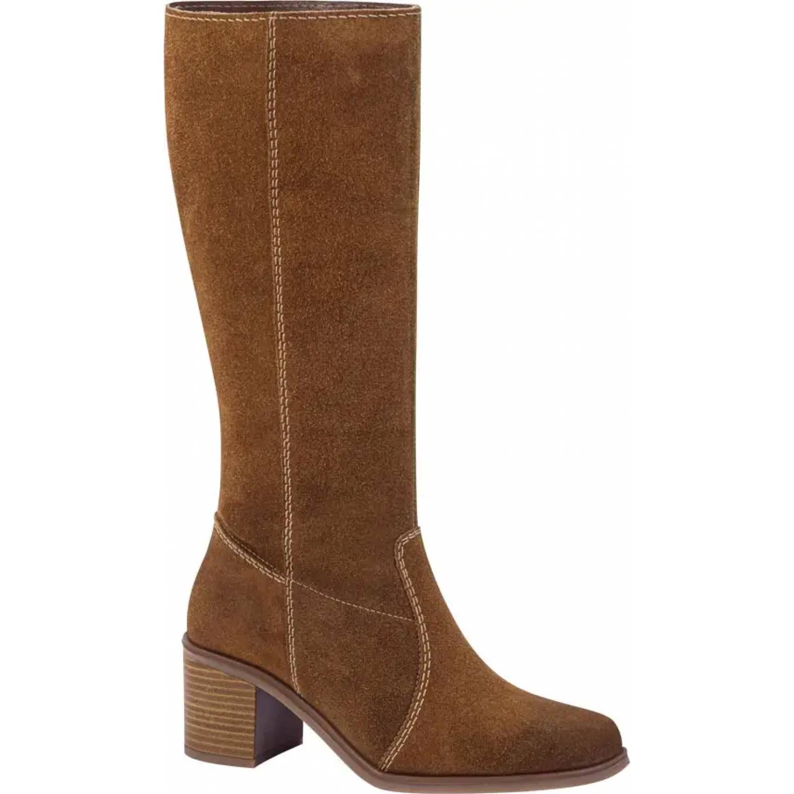 Botas largas dama cafe piel Vicenza modelo 6708