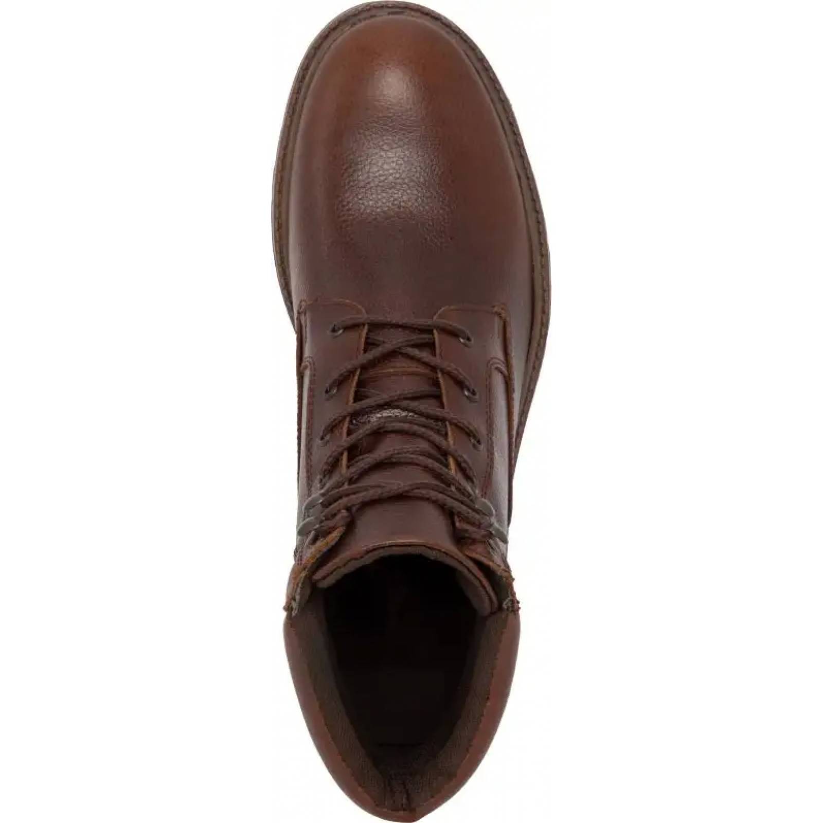 Bota heavy caballero cafe piel Locman modelo 5602