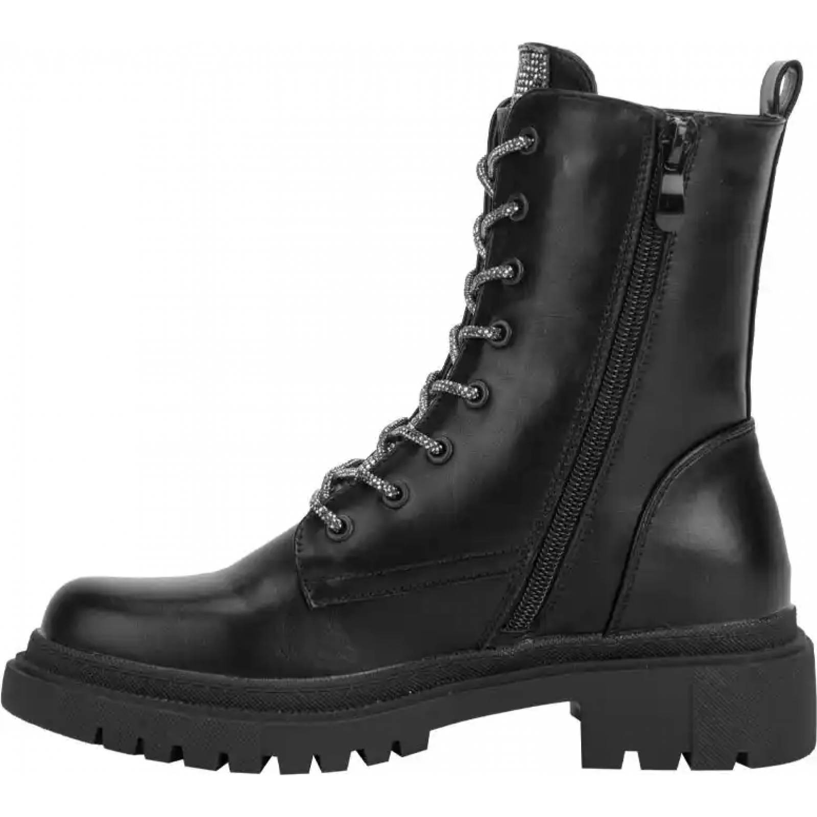 Bota militar dama negro Belinda Peregrin modelo 3881