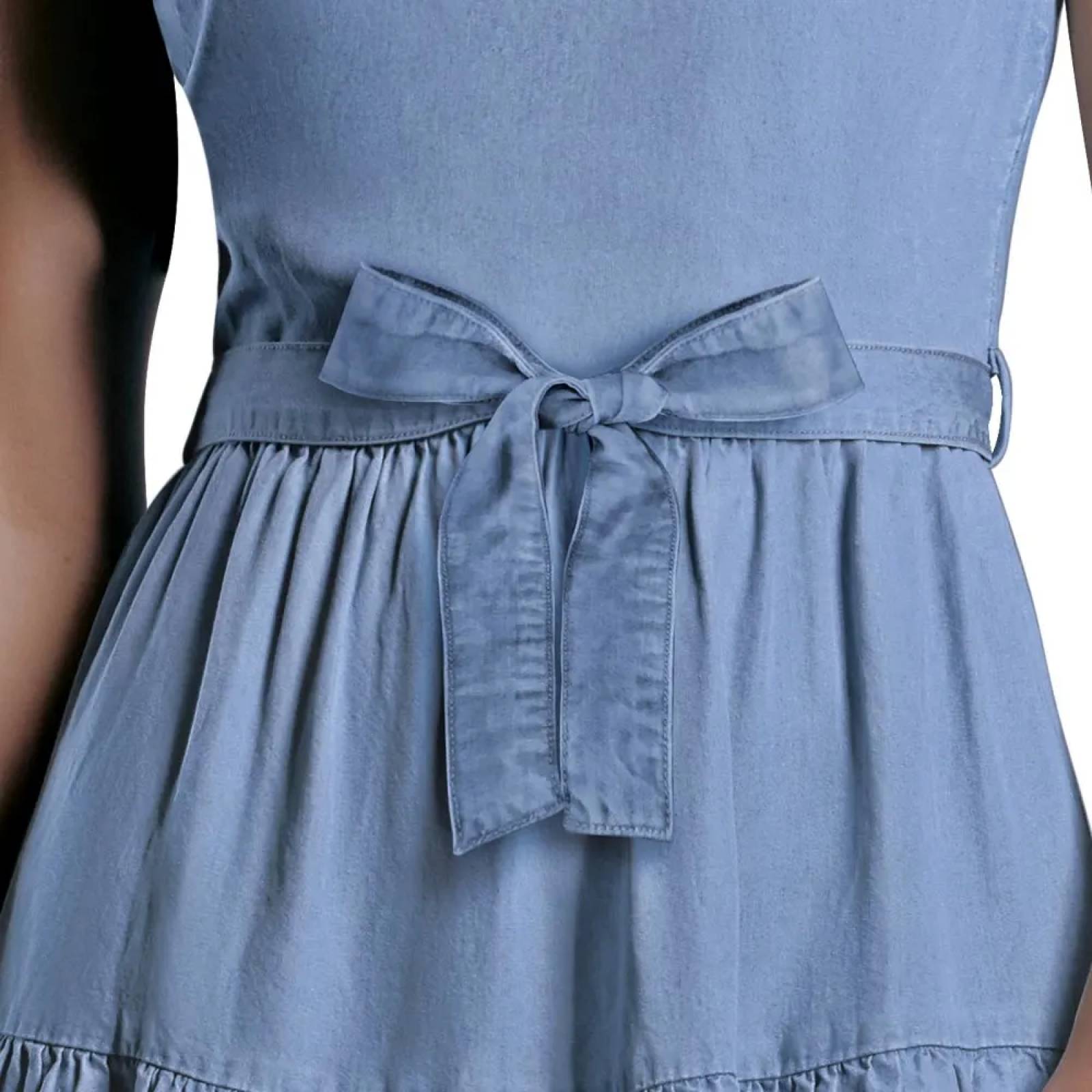 Vestido casual dama azul Holly Land modelo 1014