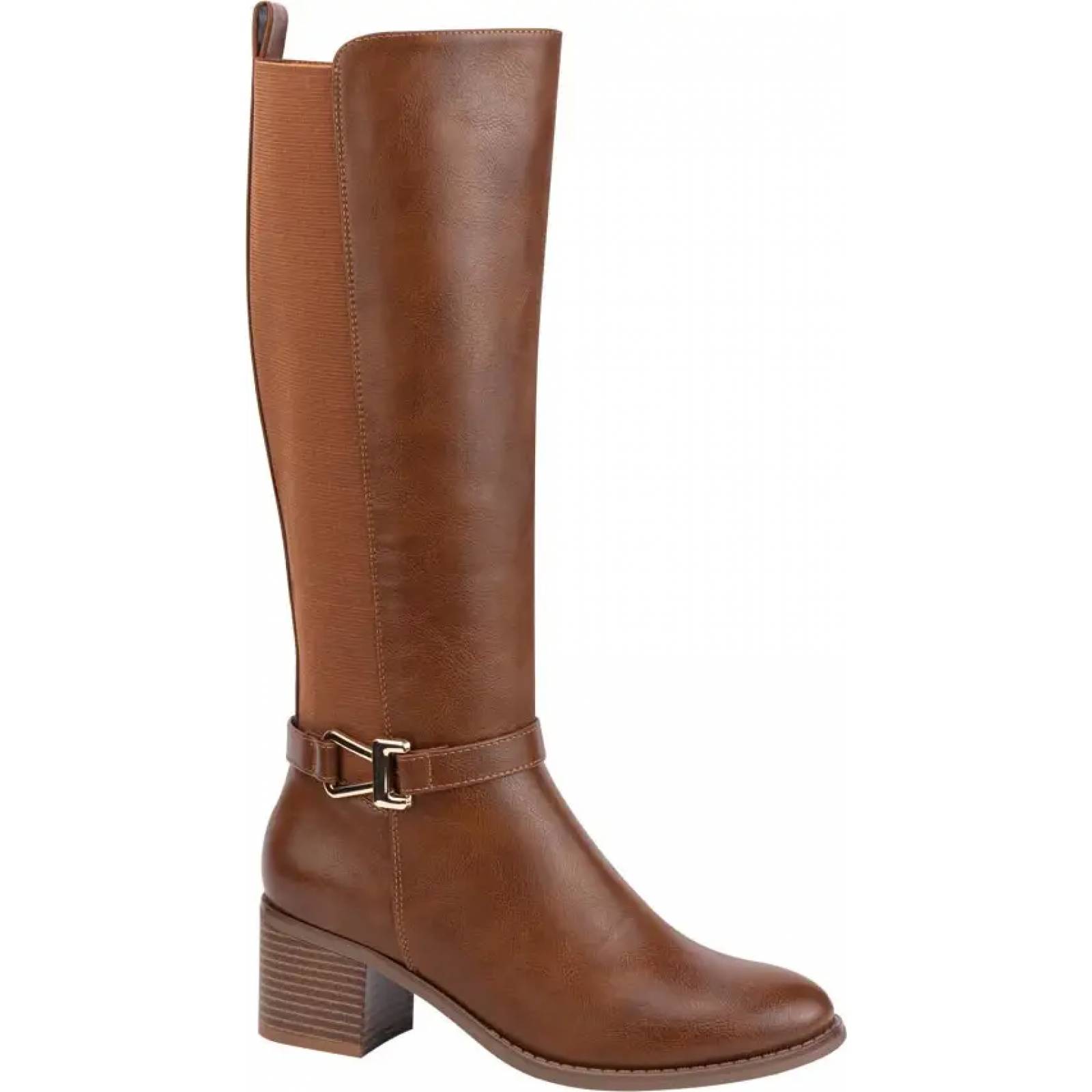 Botas largas dama cognac Tierra Bendita modelo 8801
