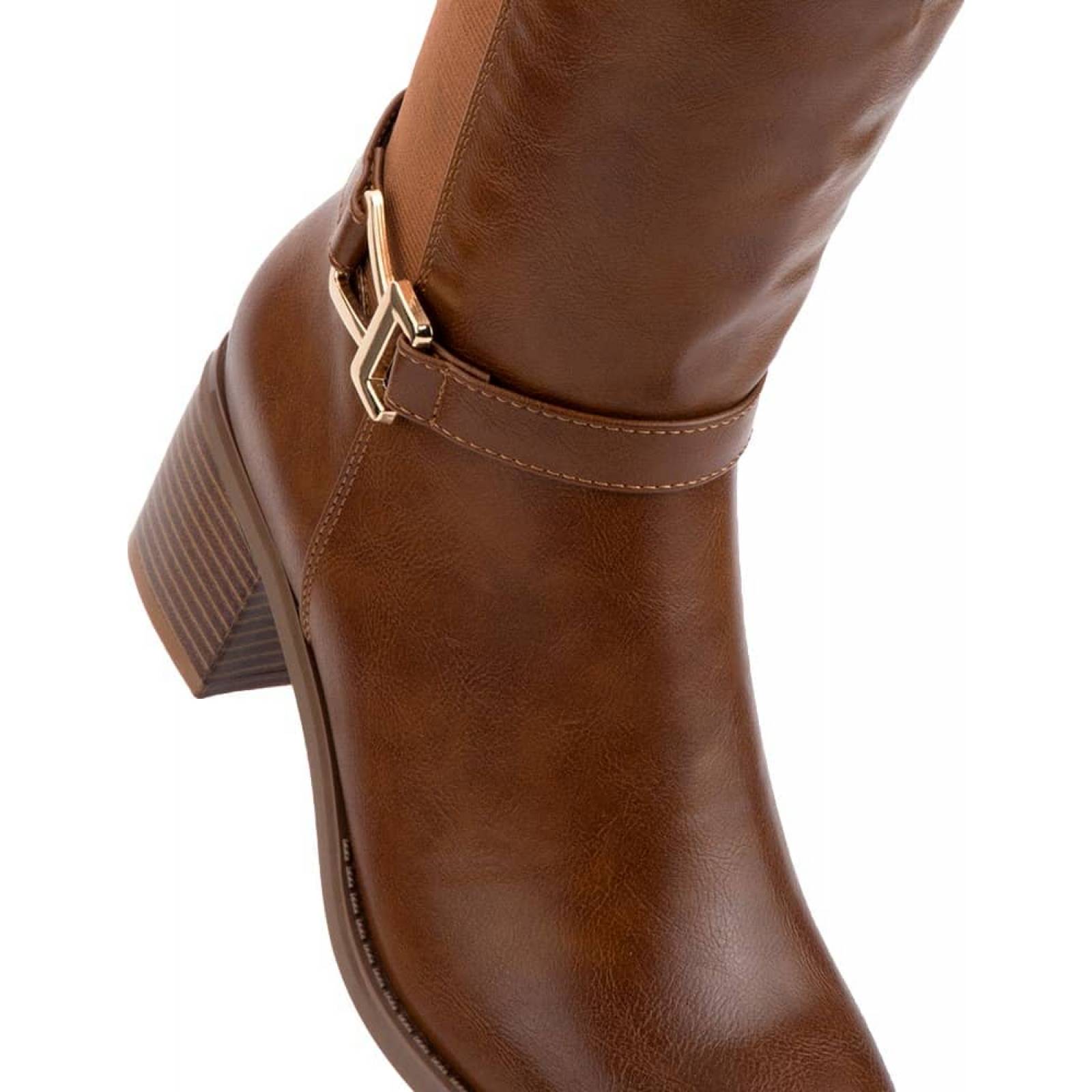 Botas largas dama cognac Tierra Bendita modelo 8801