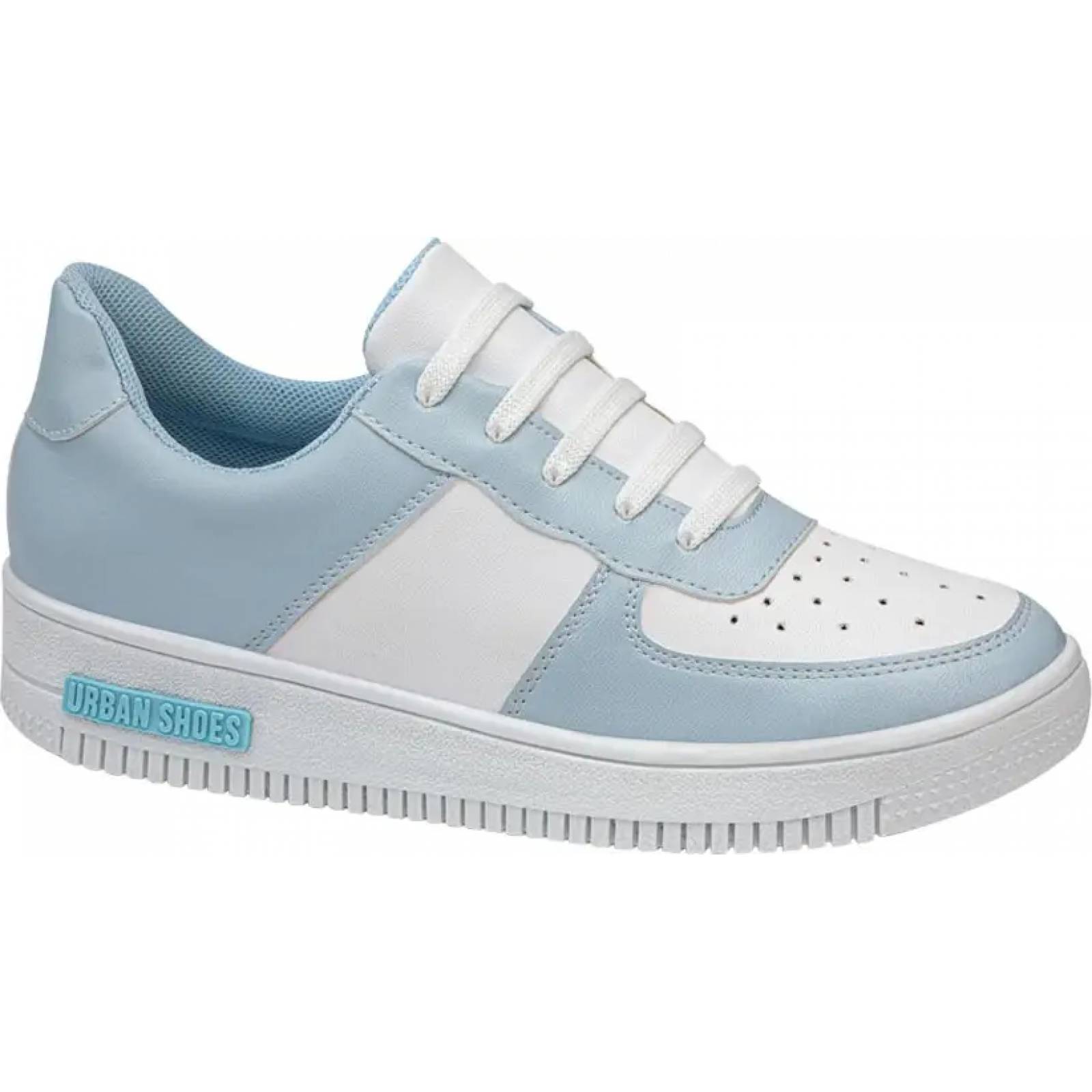 Choclo tenis casual urbano dama azul Urban Shoes modelo D113