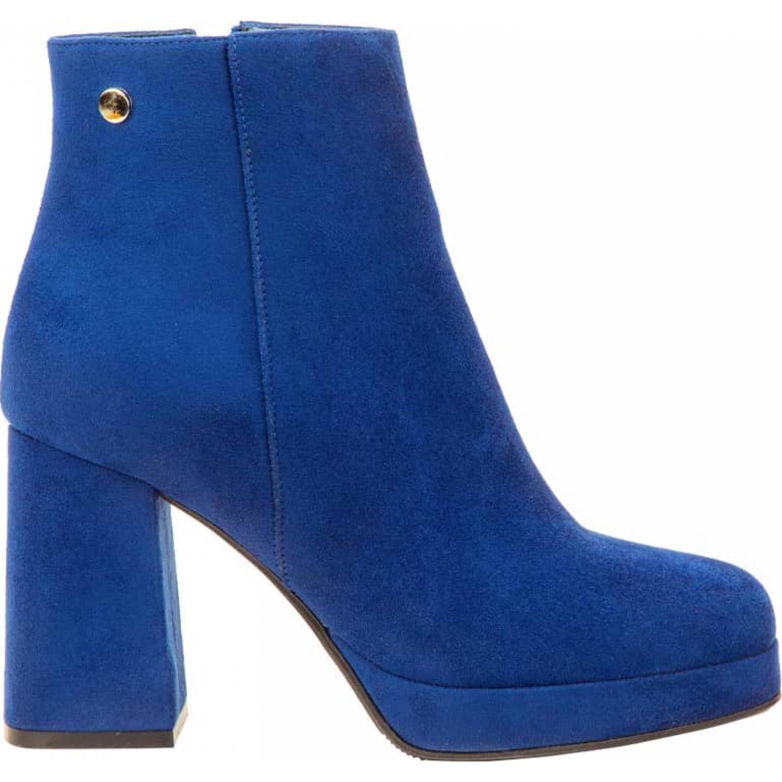 Bota vestir dama azul rey Sao Paulo modelo 2073