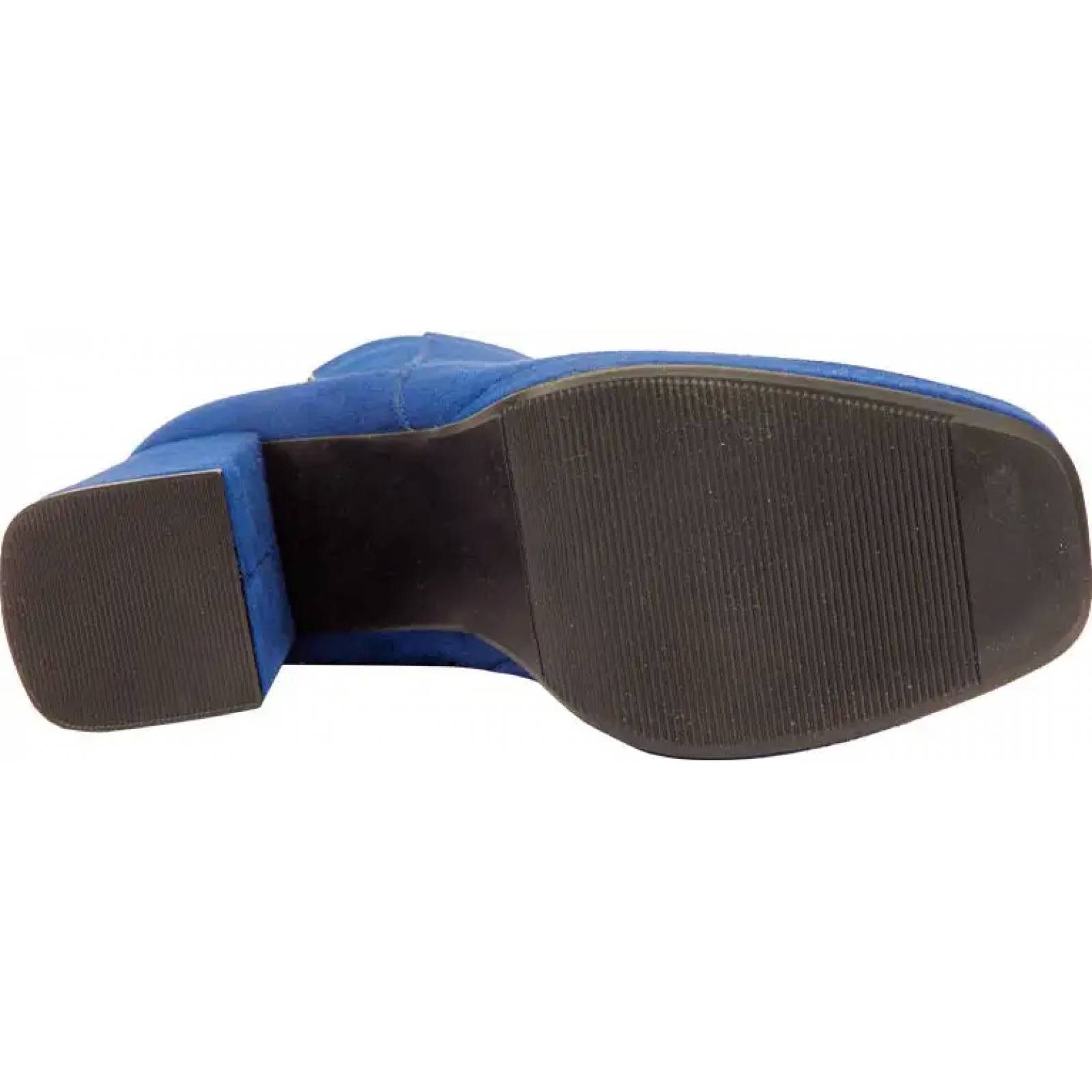 Bota vestir dama azul rey Sao Paulo modelo 2073