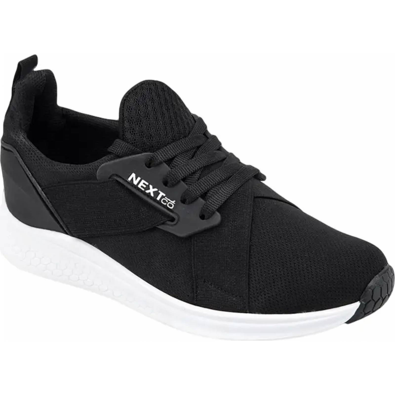 Choclo tenis casual urbano dama negro Next & Co modelo 874