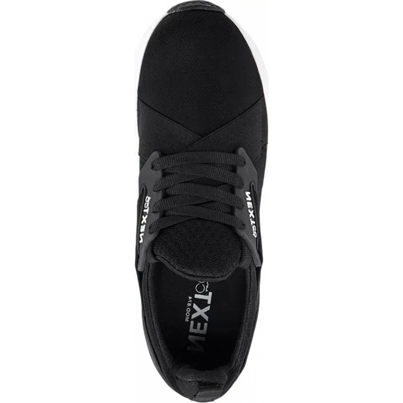 Choclo tenis casual urbano dama negro Next & Co modelo 874