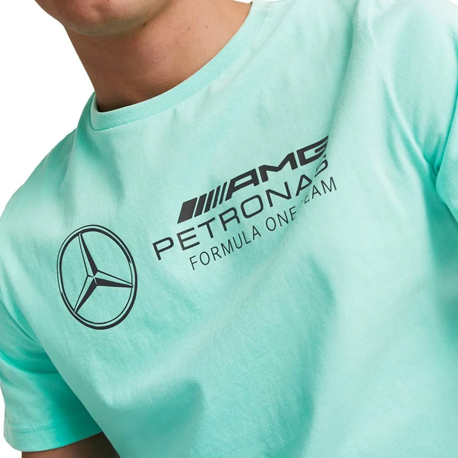 Playera casual caballero azul turquesa Puma modelo 4708