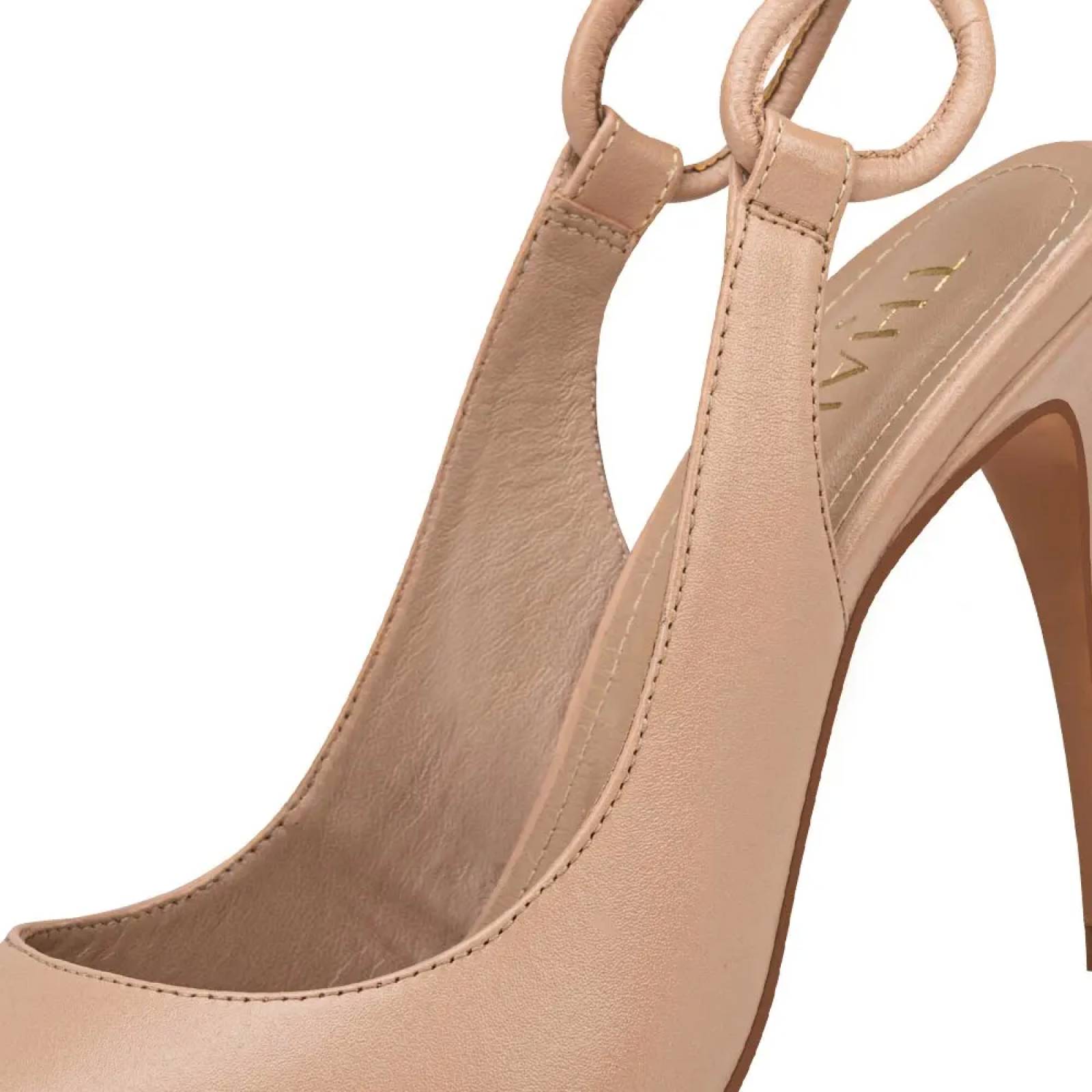 Zapatilla vestir dama nude piel Thalia Sodi modelo H153