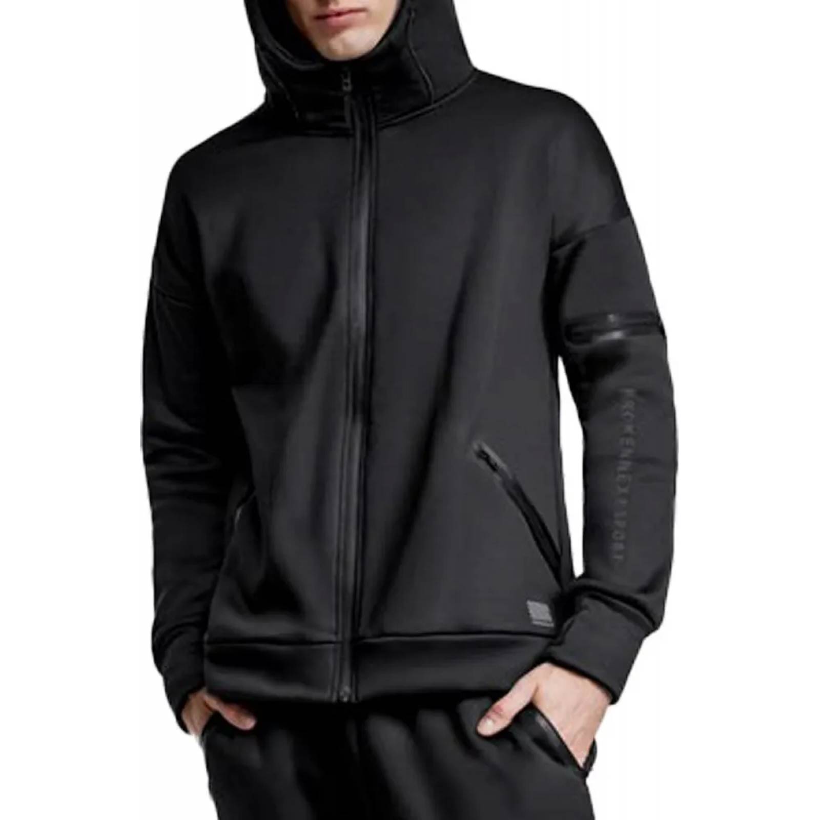 Sudadera casual caballero negro Prokennex modelo 1650