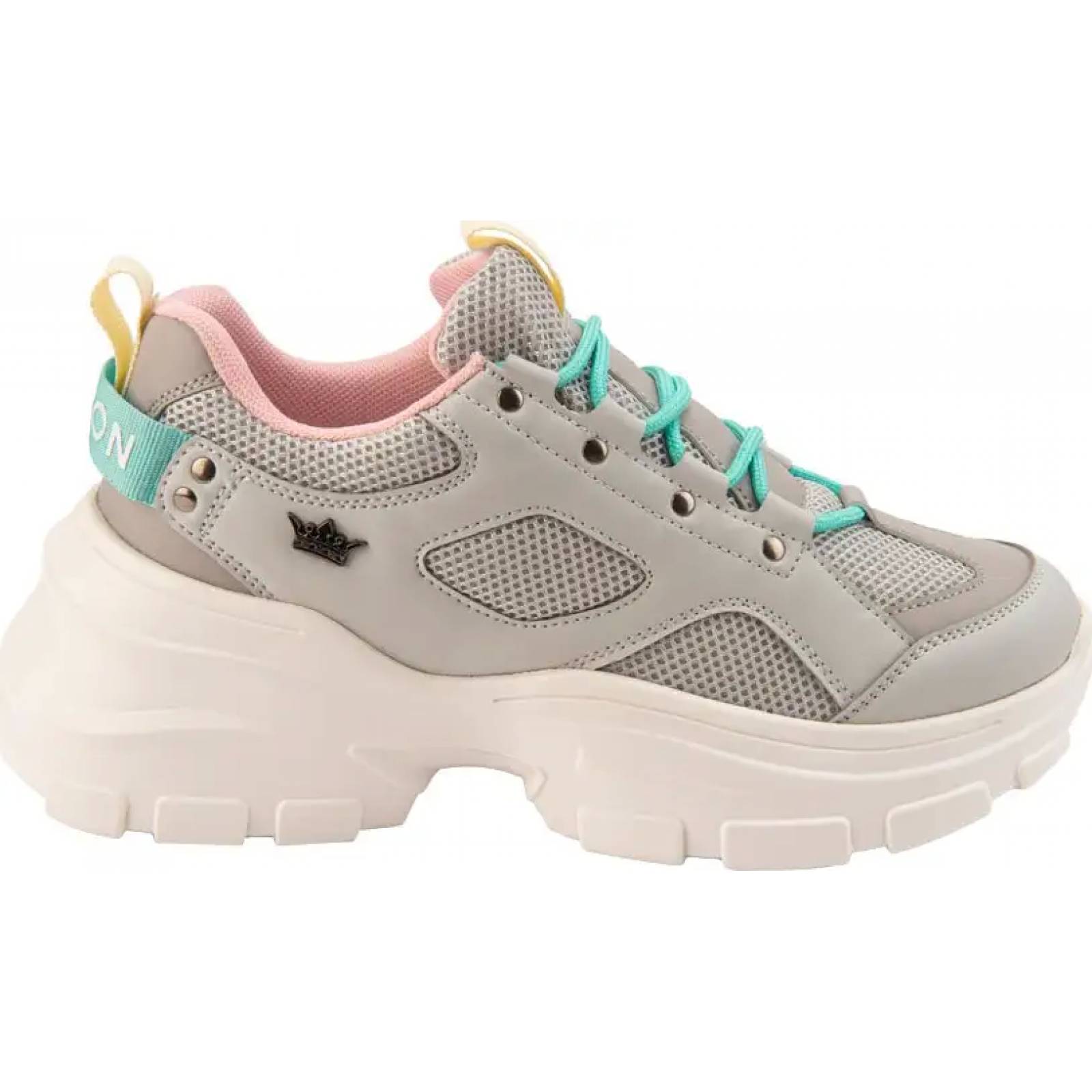 Choclo tenis casual urbano dama gris Paris Hilton modelo 4907