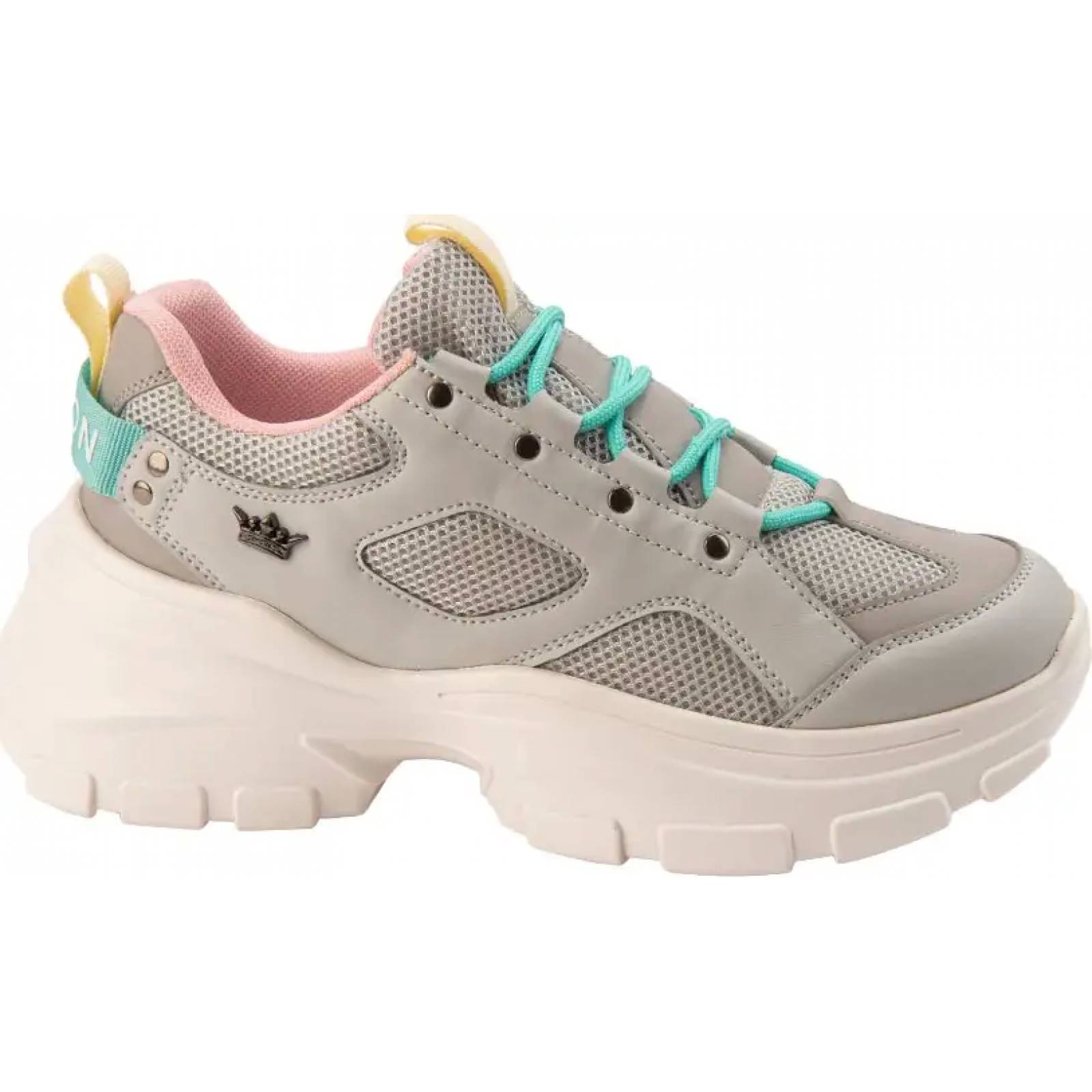 Choclo tenis casual urbano dama gris Paris Hilton modelo 4907