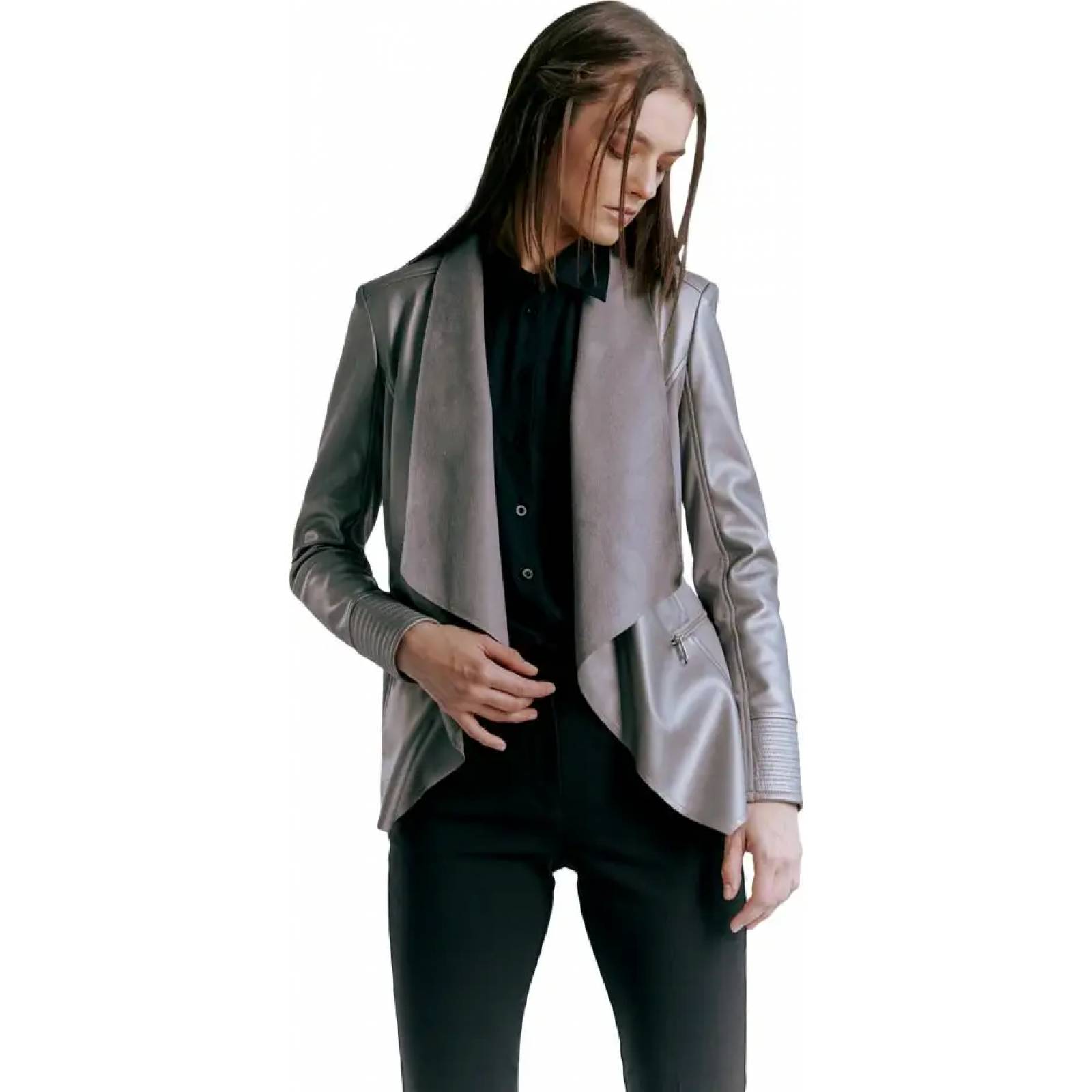 Ensamble abrigadora dama negro Holly Land modelo FELI