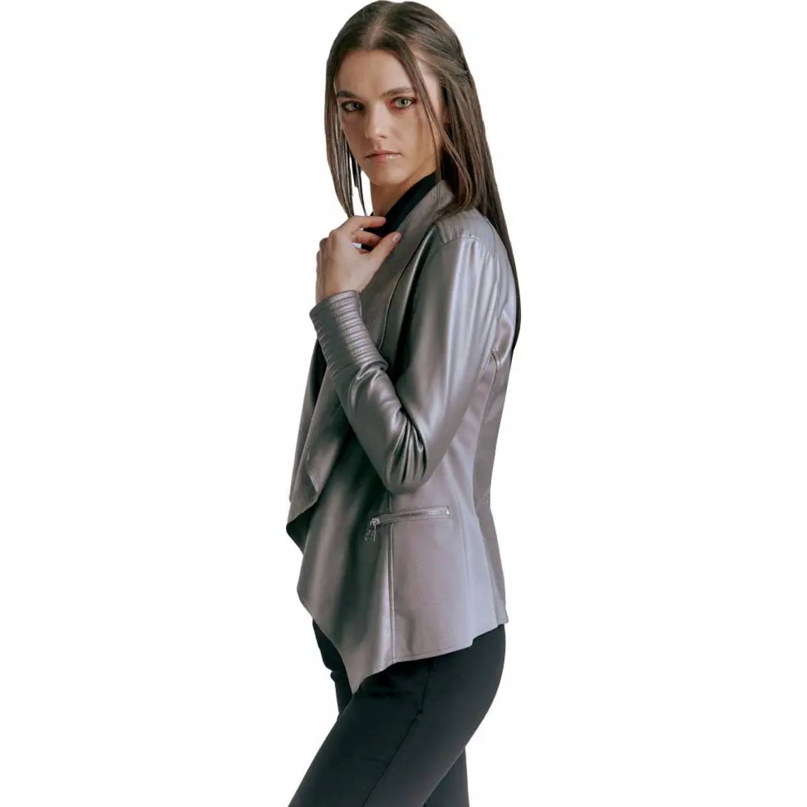 Ensamble abrigadora dama negro Holly Land modelo FELI