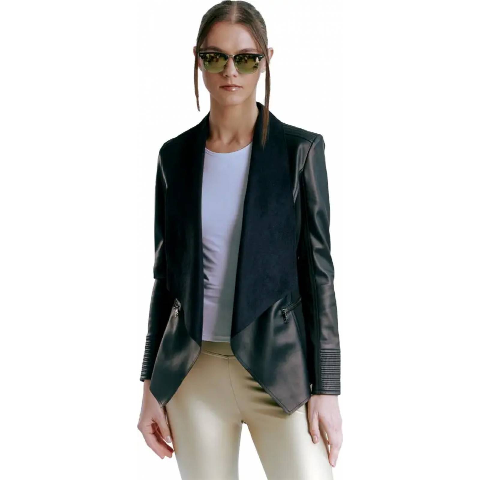 Ensamble abrigadora dama negro Holly Land modelo FELI