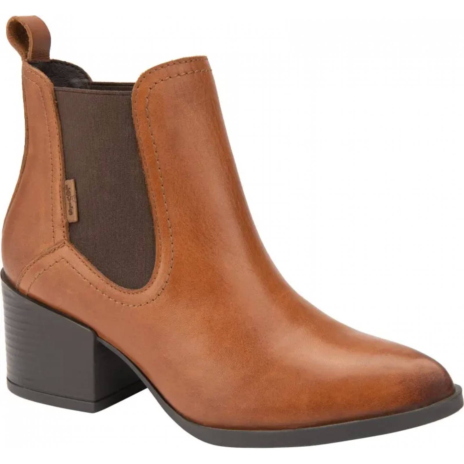 Botines dama cafe piel Levi's modelo 1241