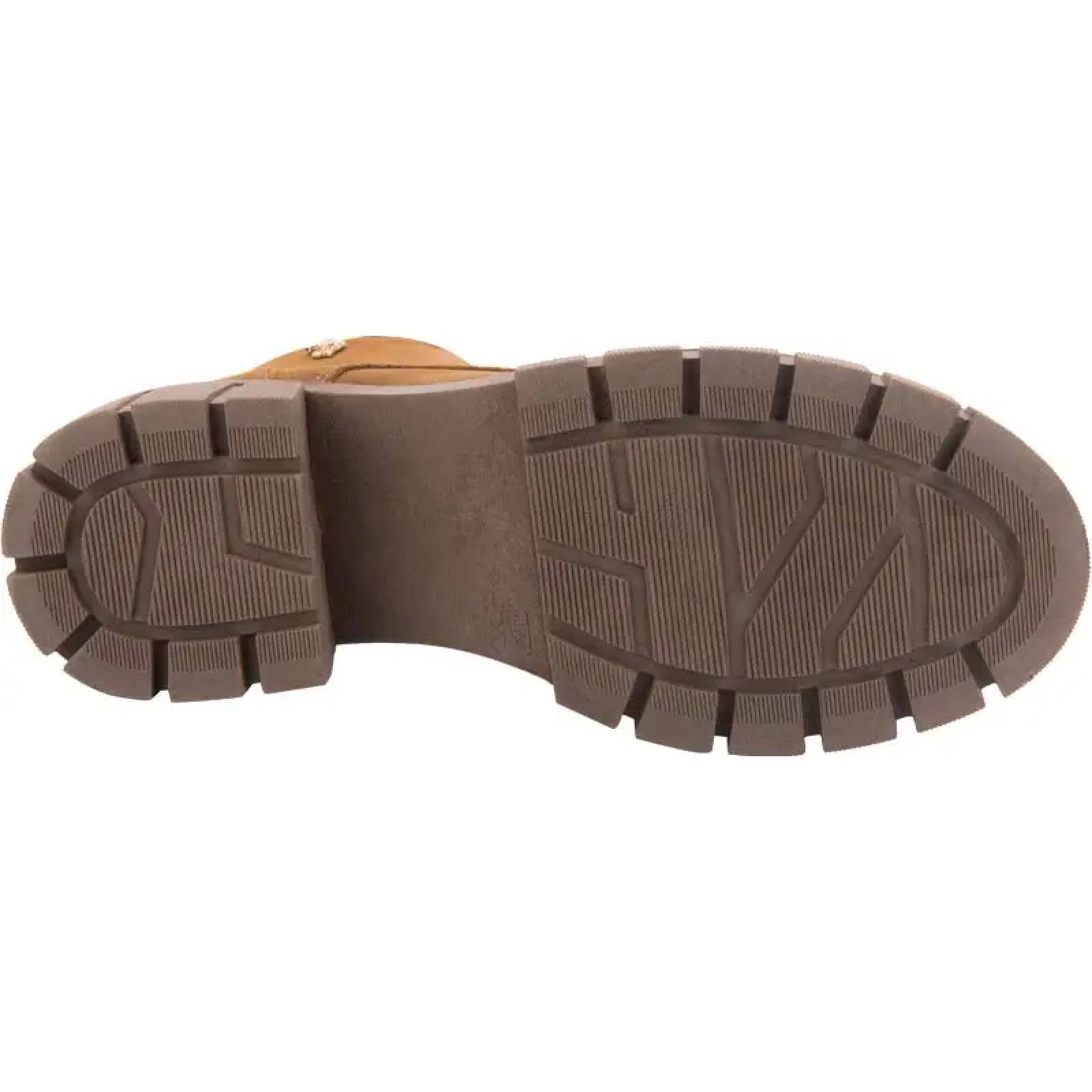 Bota militar dama camel Hpc Polo modelo 1302