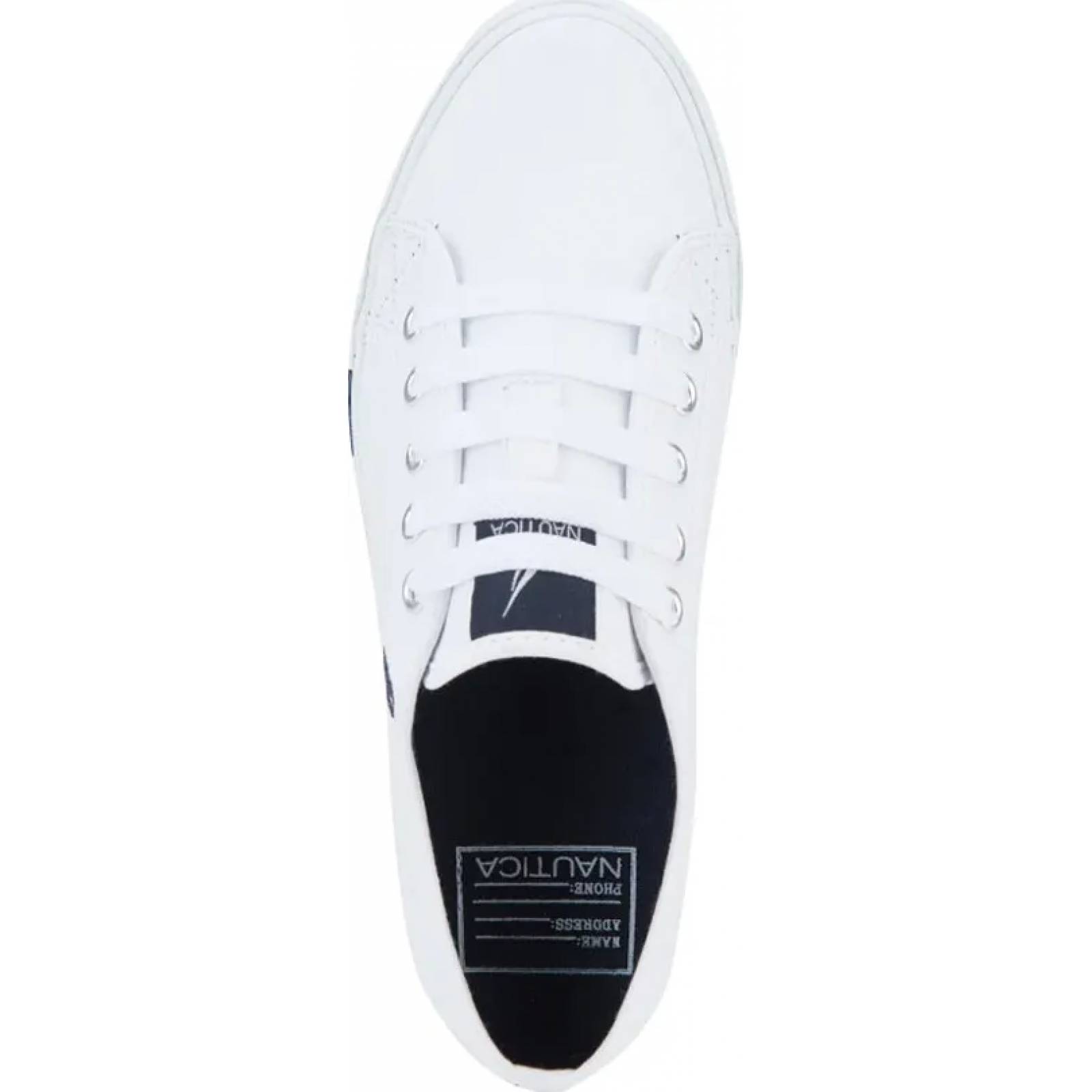 Choclo tenis casual urbano dama blanco Nautica modelo RENA