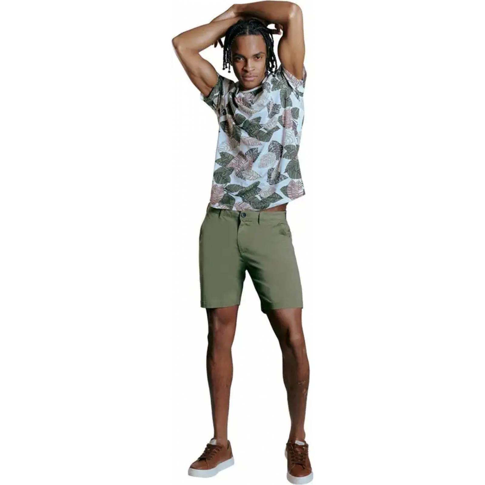 Bermuda/short casual caballero verde Next & Co modelo 3750