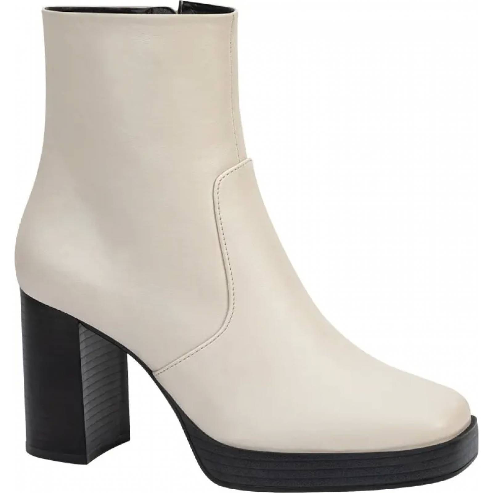 Bota vestir dama beige/hueso Sao Paulo modelo 9021