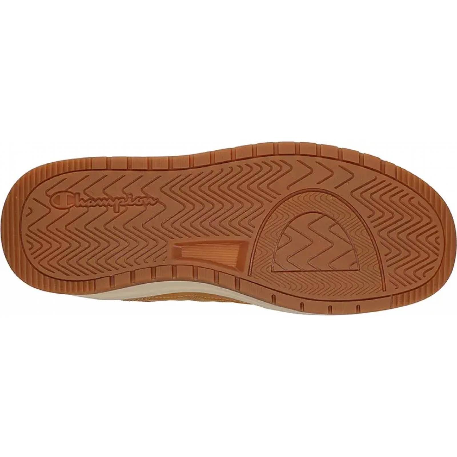 Bota tenis casual urbano caballero cafe piel Champion modelo 329M