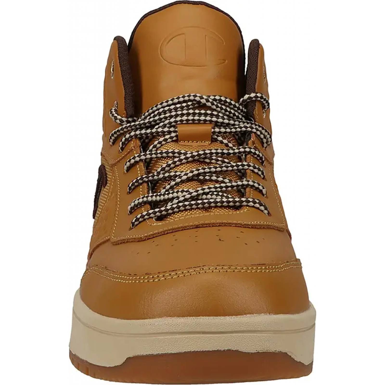 Bota tenis casual urbano caballero cafe piel Champion modelo 329M