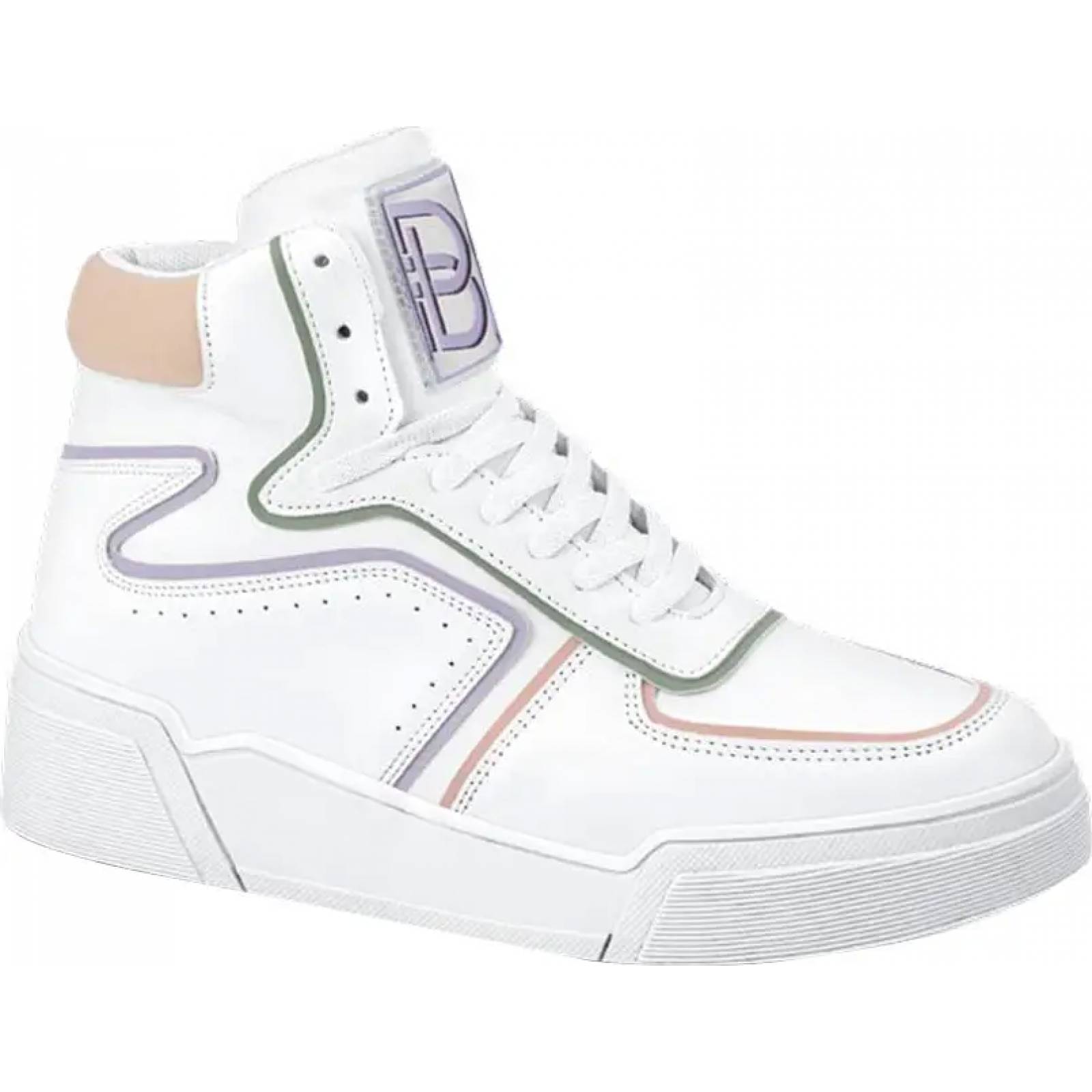 Bota tenis casual urbano dama blanco Belinda Peregrin modelo 5720