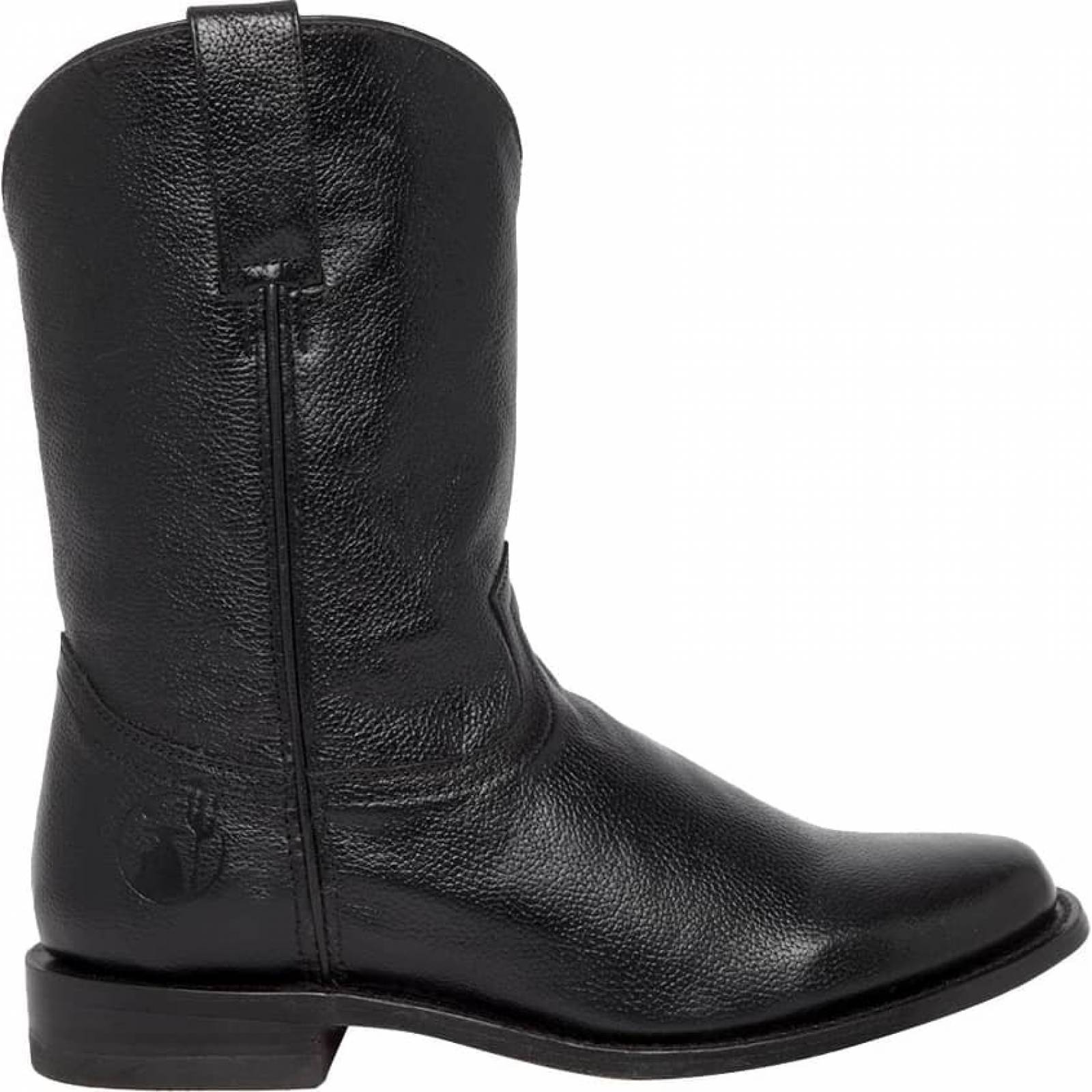 Bota vaquero vaqueras caballero negro piel Reyme modelo 710
