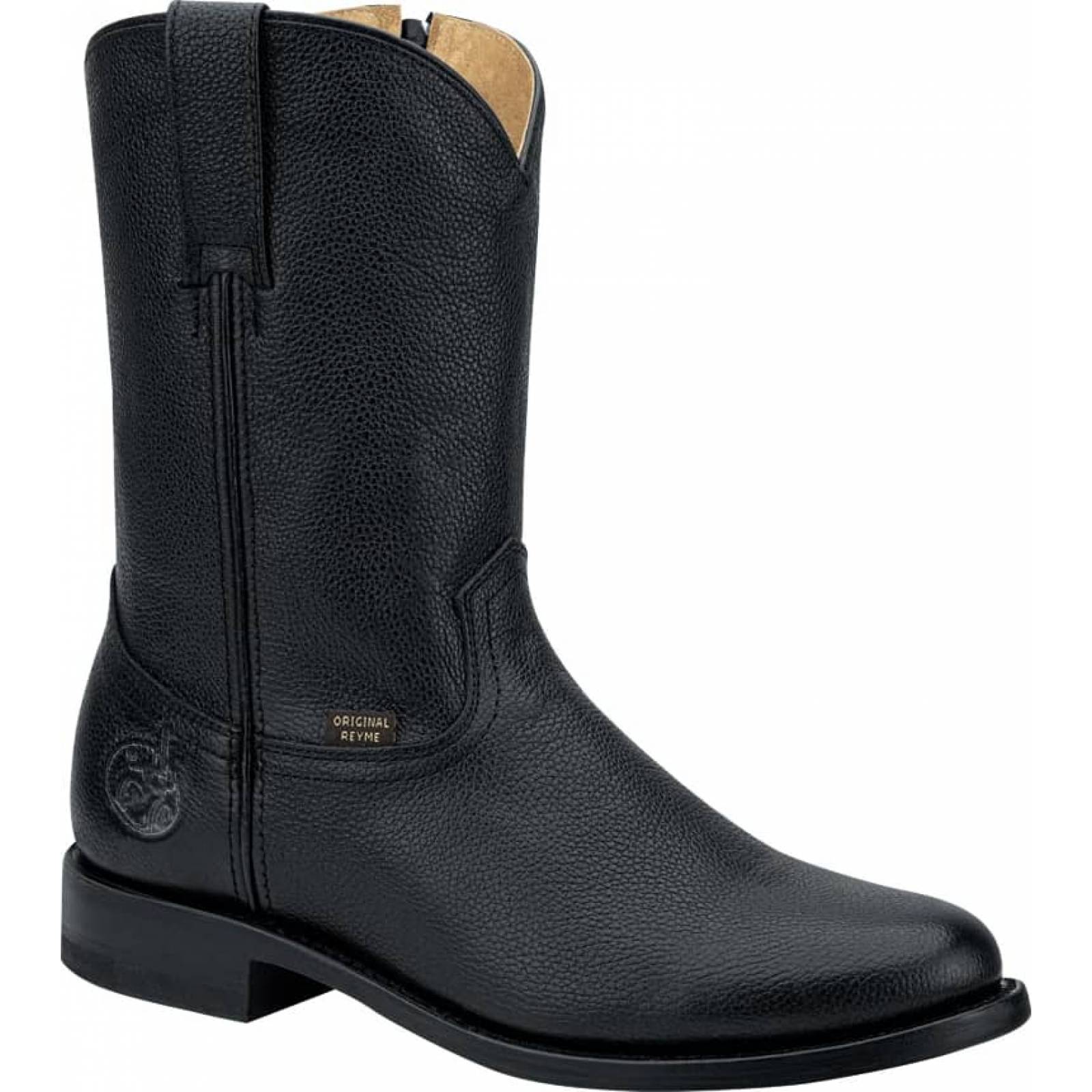 Bota vaquero vaqueras caballero negro piel Reyme modelo 710