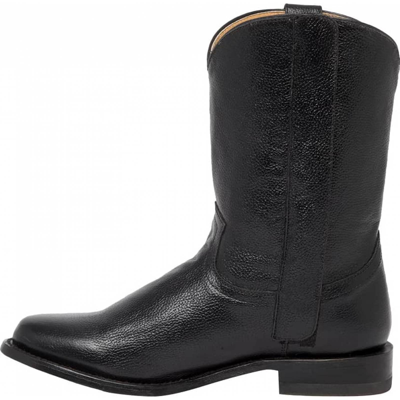 Bota vaquero vaqueras caballero negro piel Reyme modelo 710
