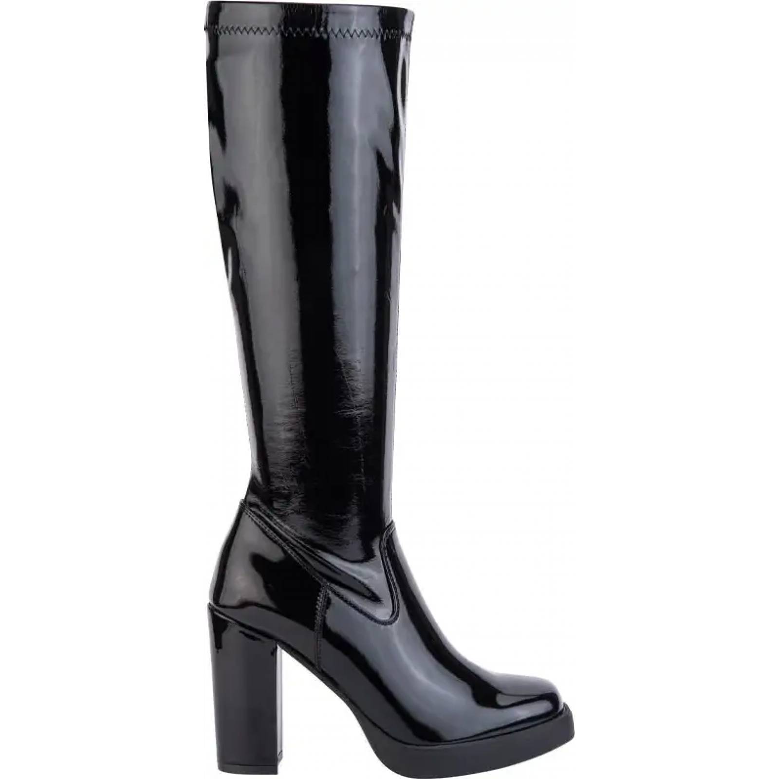 Sao Paulo High Boots Heels Womens Botas Largas Dama Negro Sao