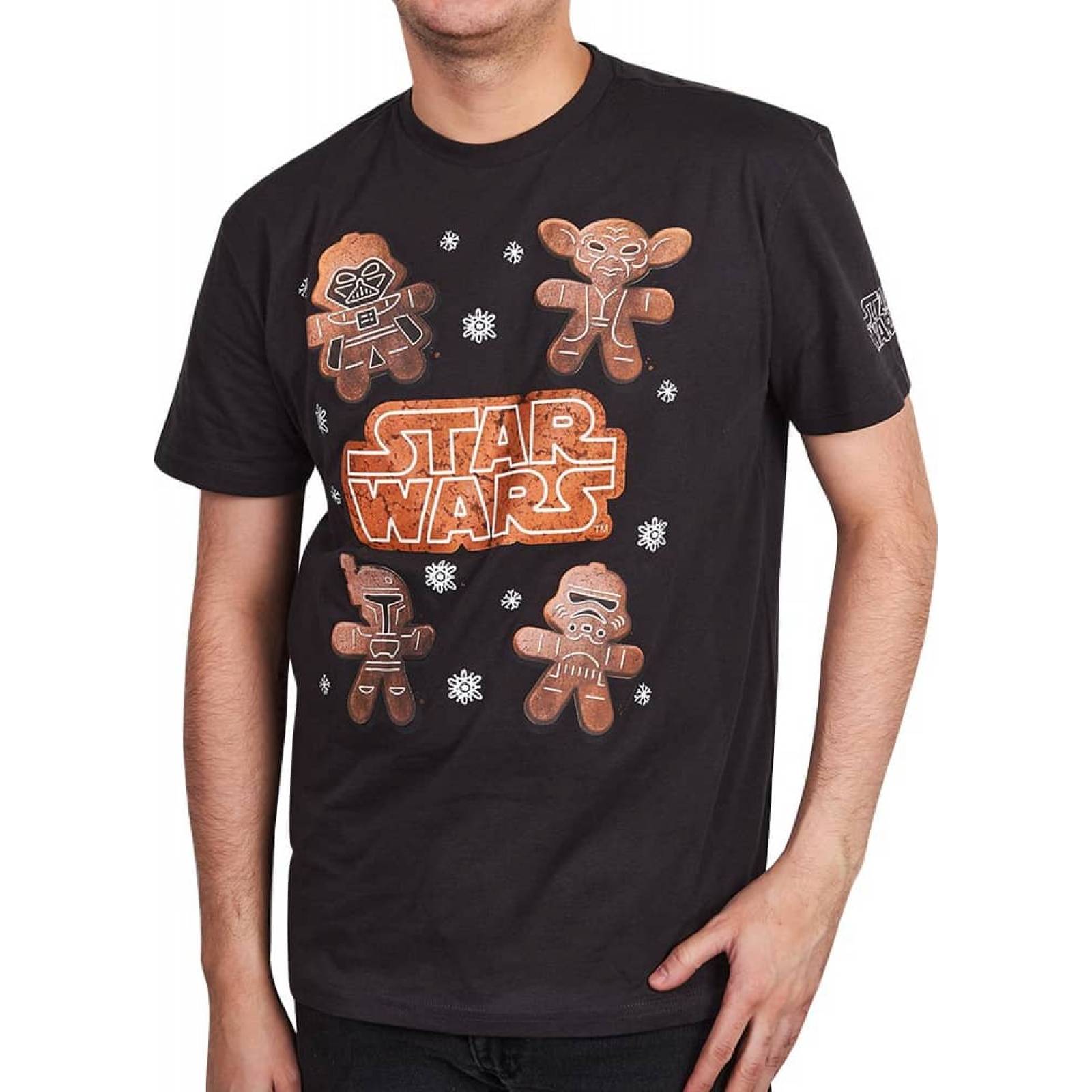 Playera casual caballero gris Star Wars modelo NSTA