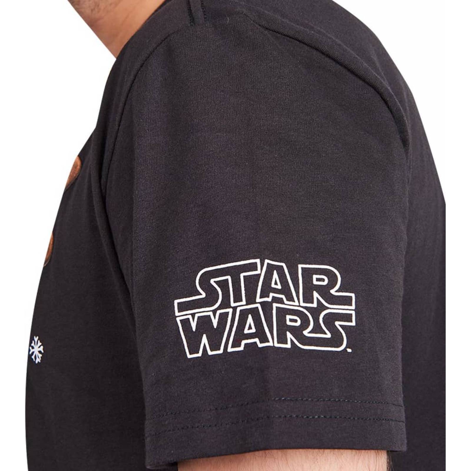 Playera casual caballero gris Star Wars modelo NSTA