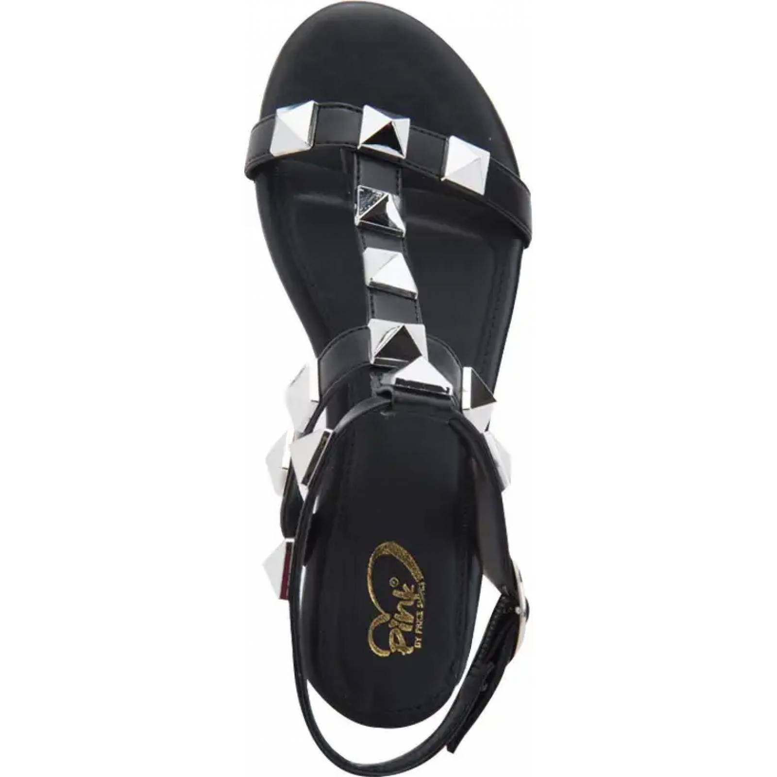 Sandalia casual dama negro Pink By Price Shoes modelo 2040