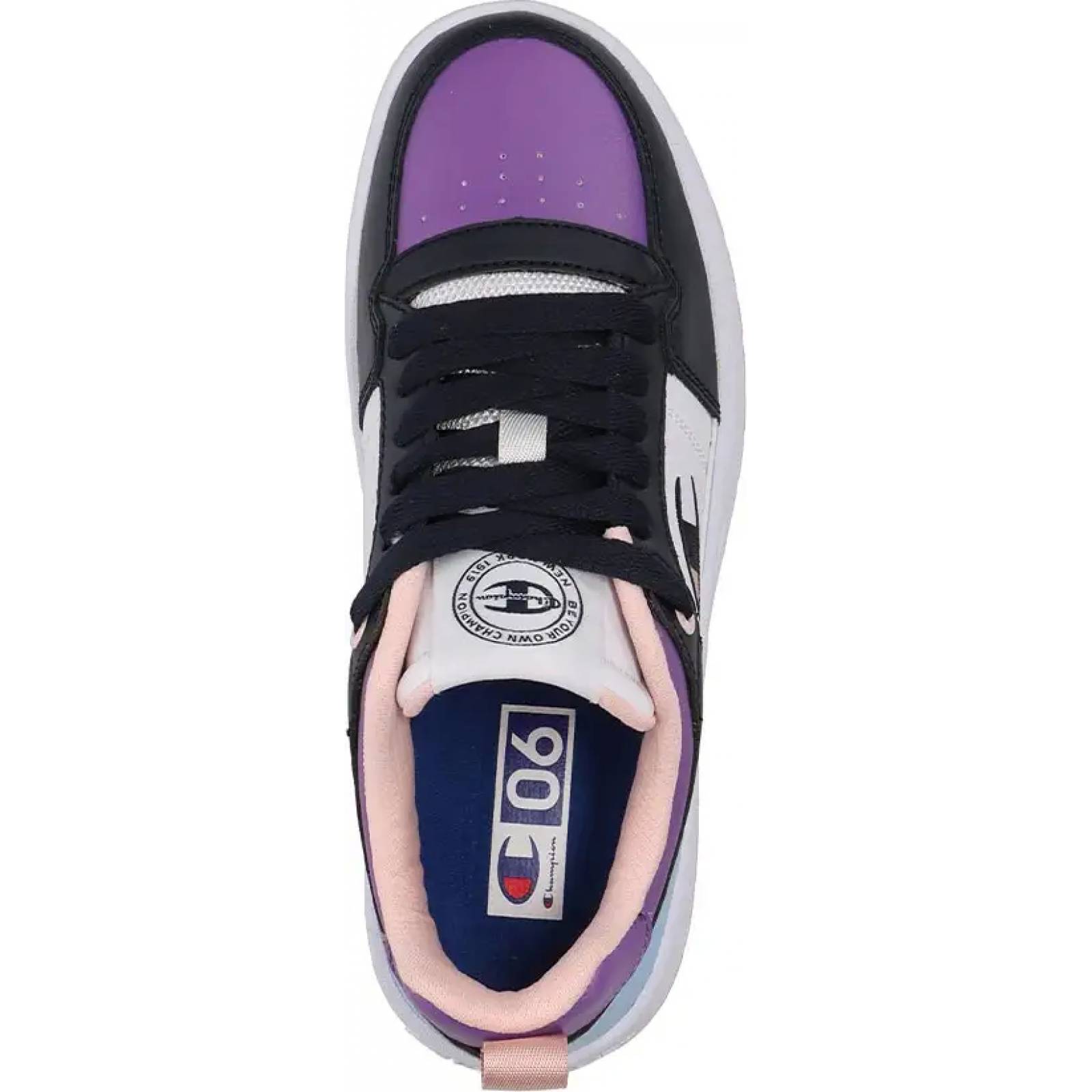 Choclo tenis casual urbano dama multicolor piel Champion modelo 376W
