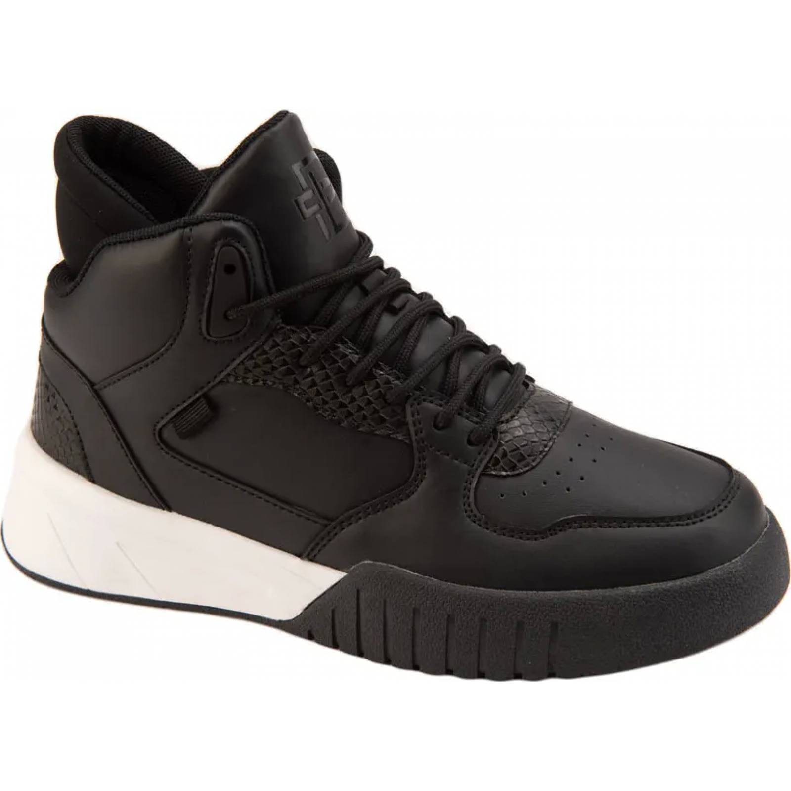Bota tenis casual urbano dama negro Belinda Peregrin modelo 2402