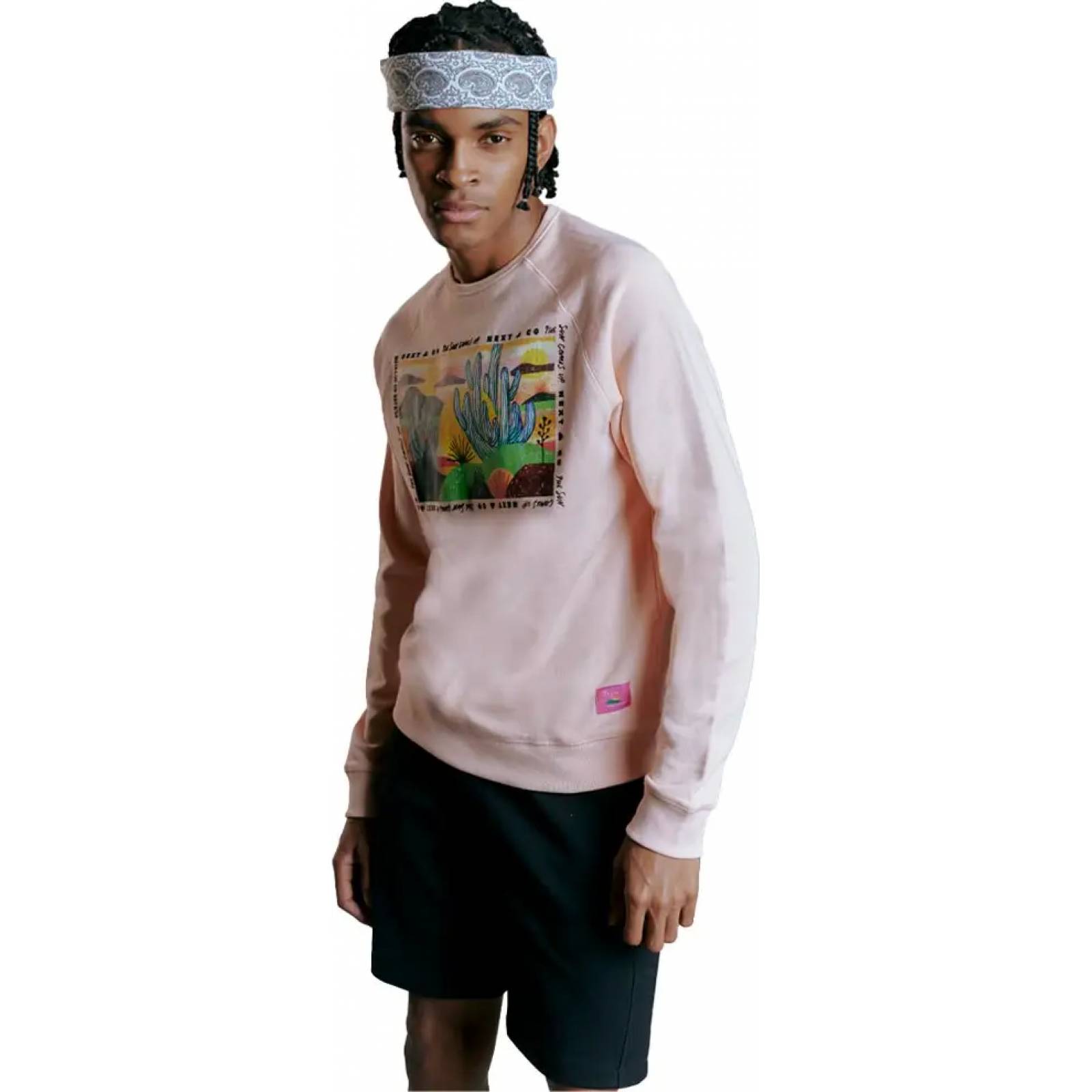 Sudadera casual caballero salmon Next & Co modelo PW23