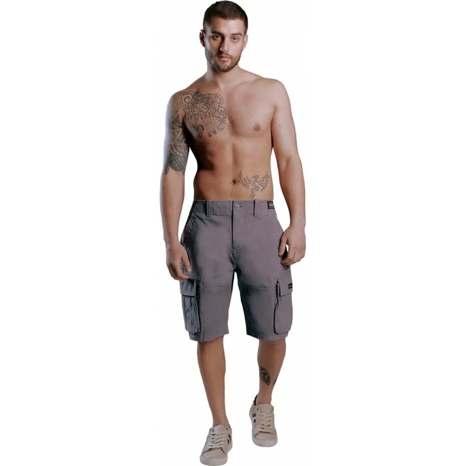 Bermuda/short casual caballero gris Goodyear modelo 0425