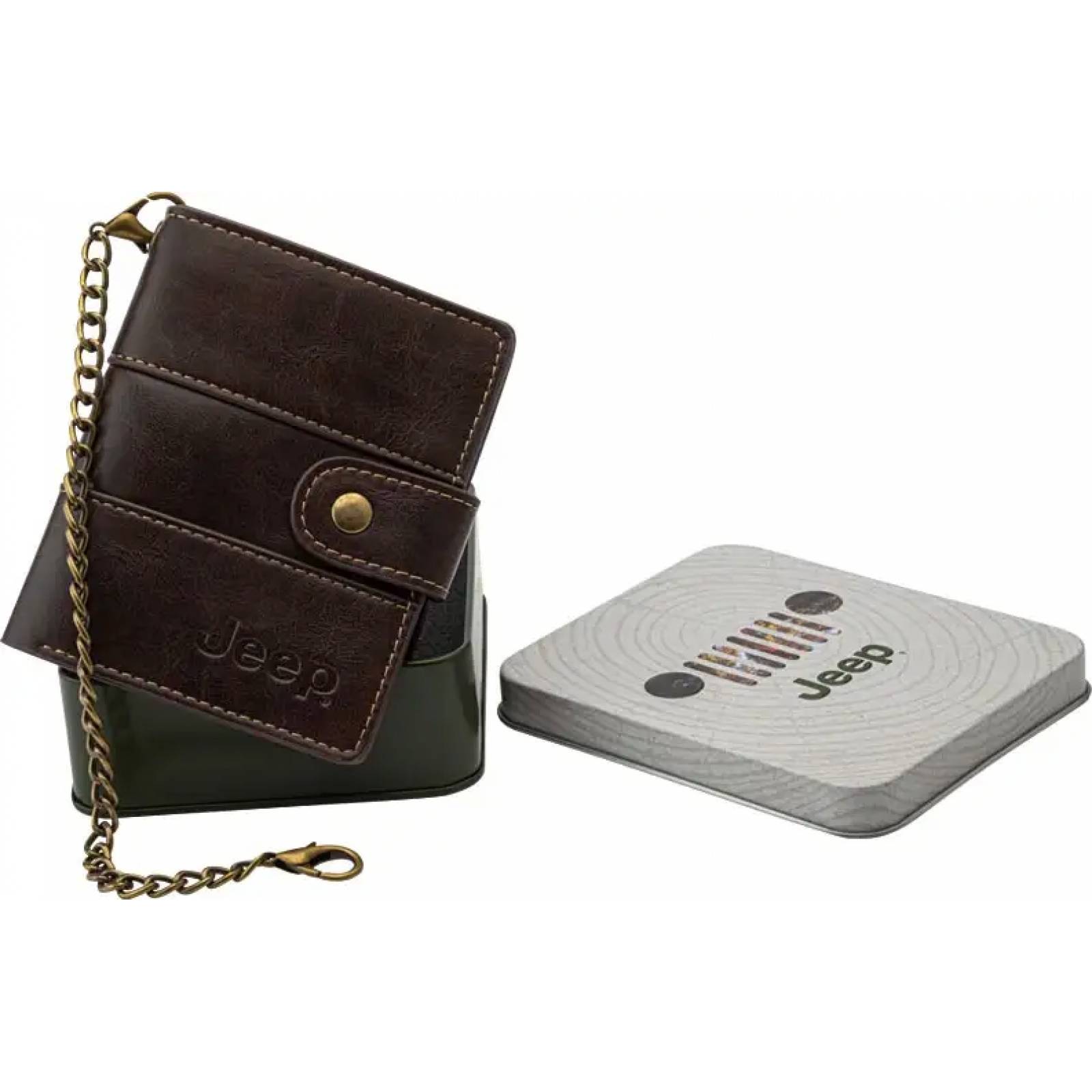 Cartera/monedero accesorio caballero cafe Jeep modelo W208